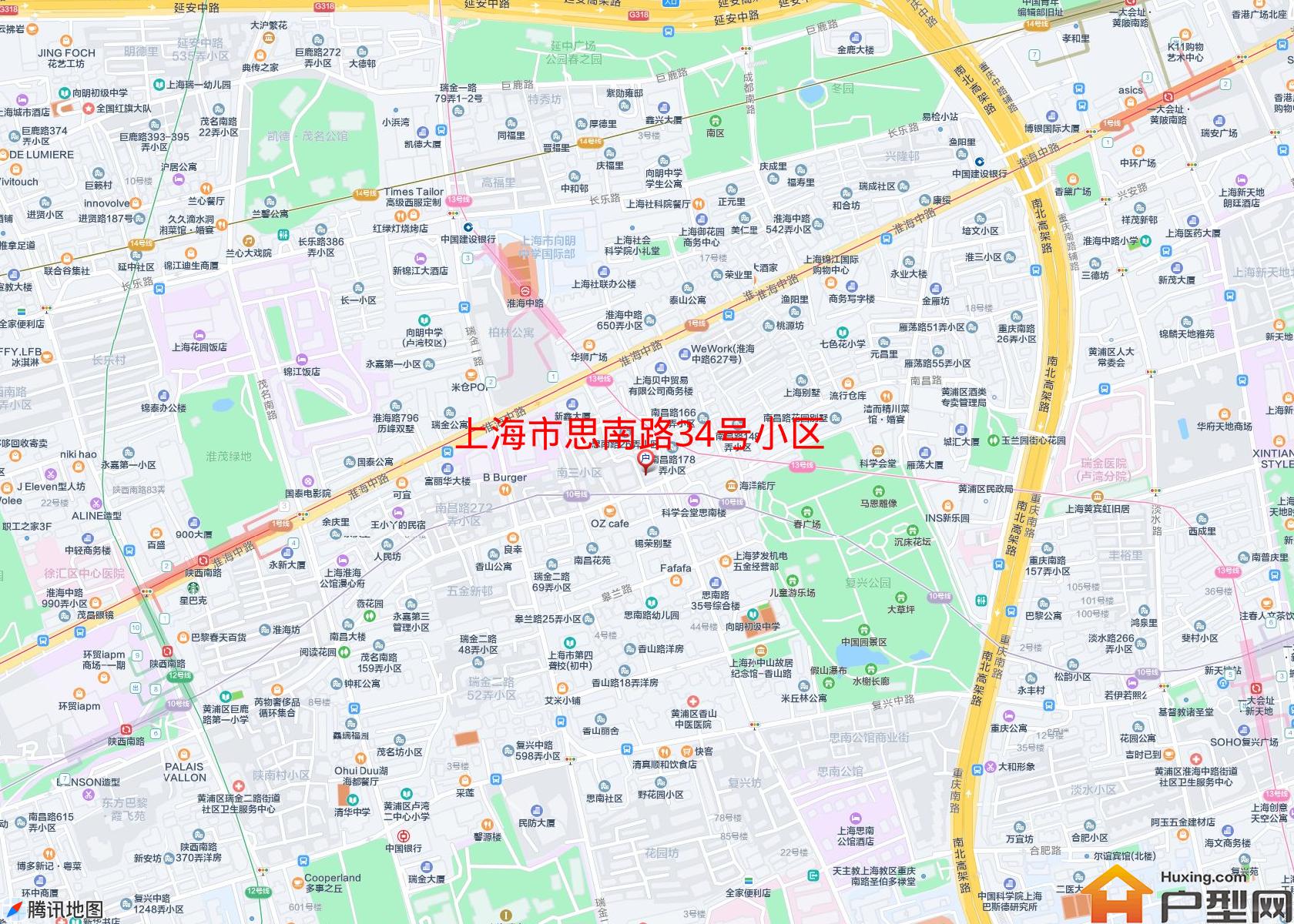 思南路34号小区小区 - 户型网