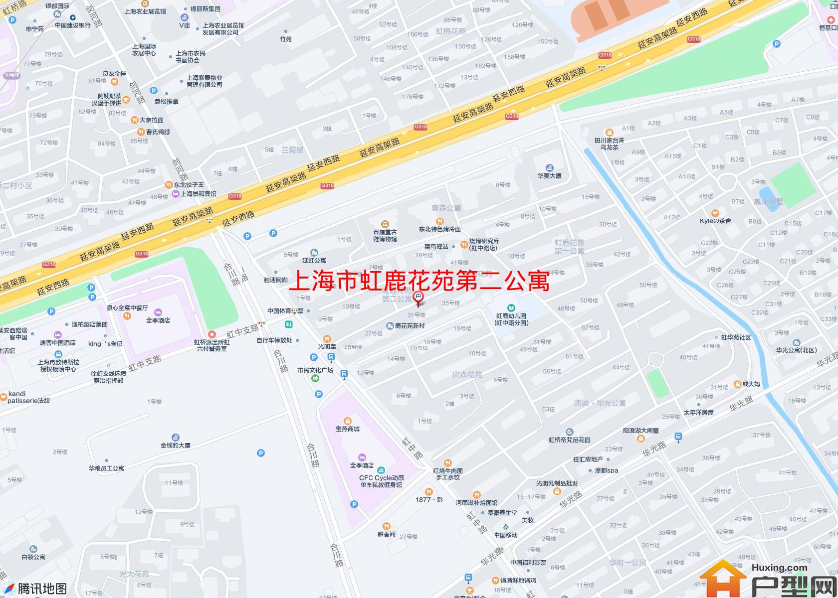 虹鹿花苑第二公寓小区 - 户型网