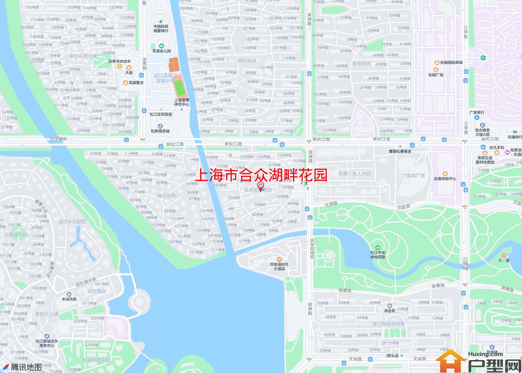 合众湖畔花园小区 - 户型网