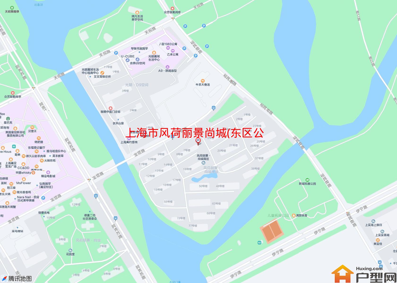 风荷丽景尚城(东区公寓)小区 - 户型网 风荷丽景尚城(东区公寓)小区 - 户型网