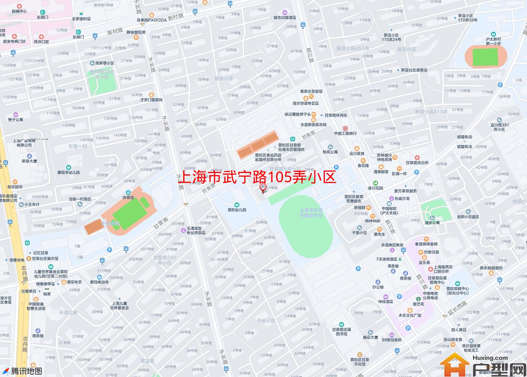 武宁路105弄小区小区 - 户型网