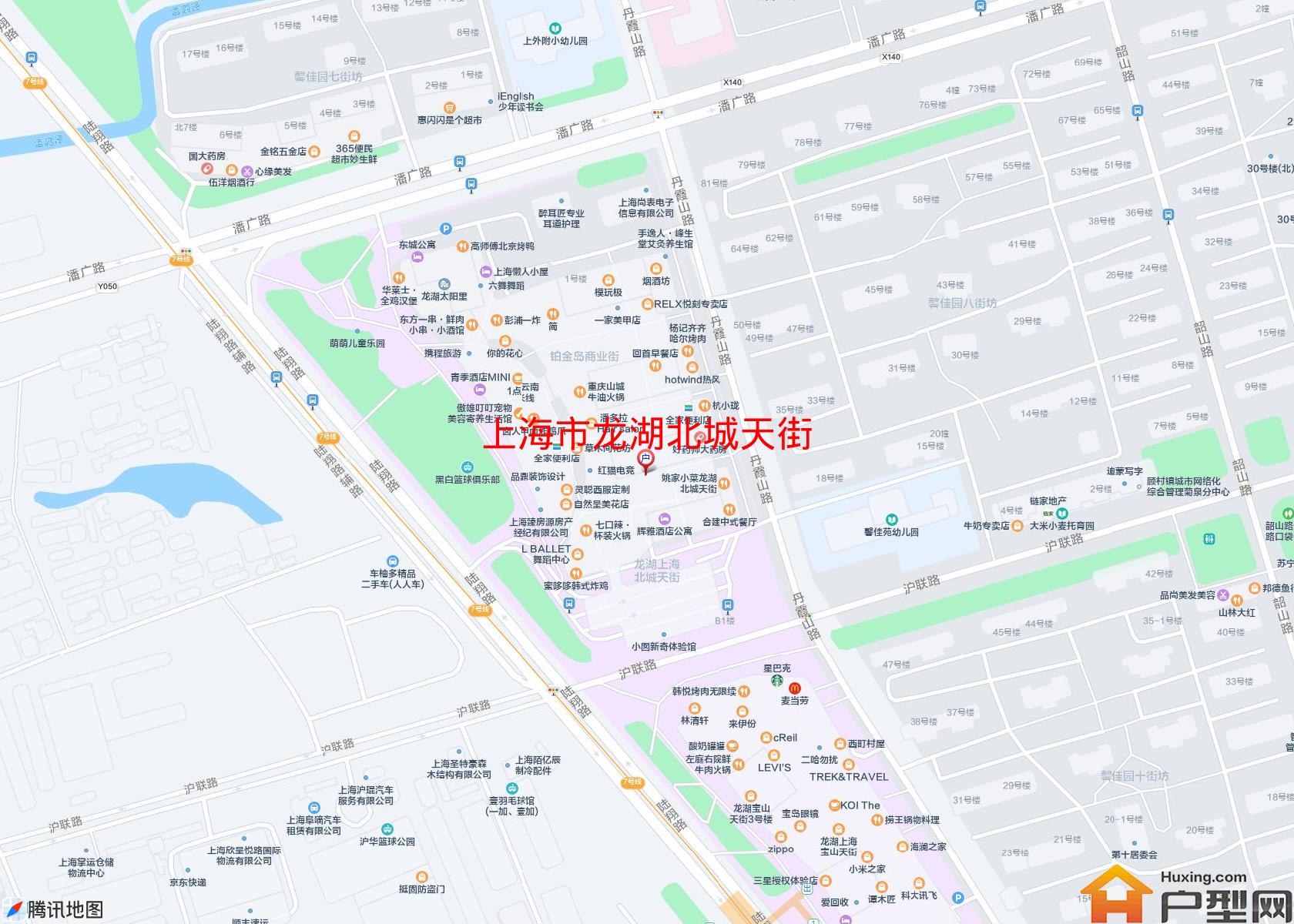 龙湖北城天街小区 - 户型网