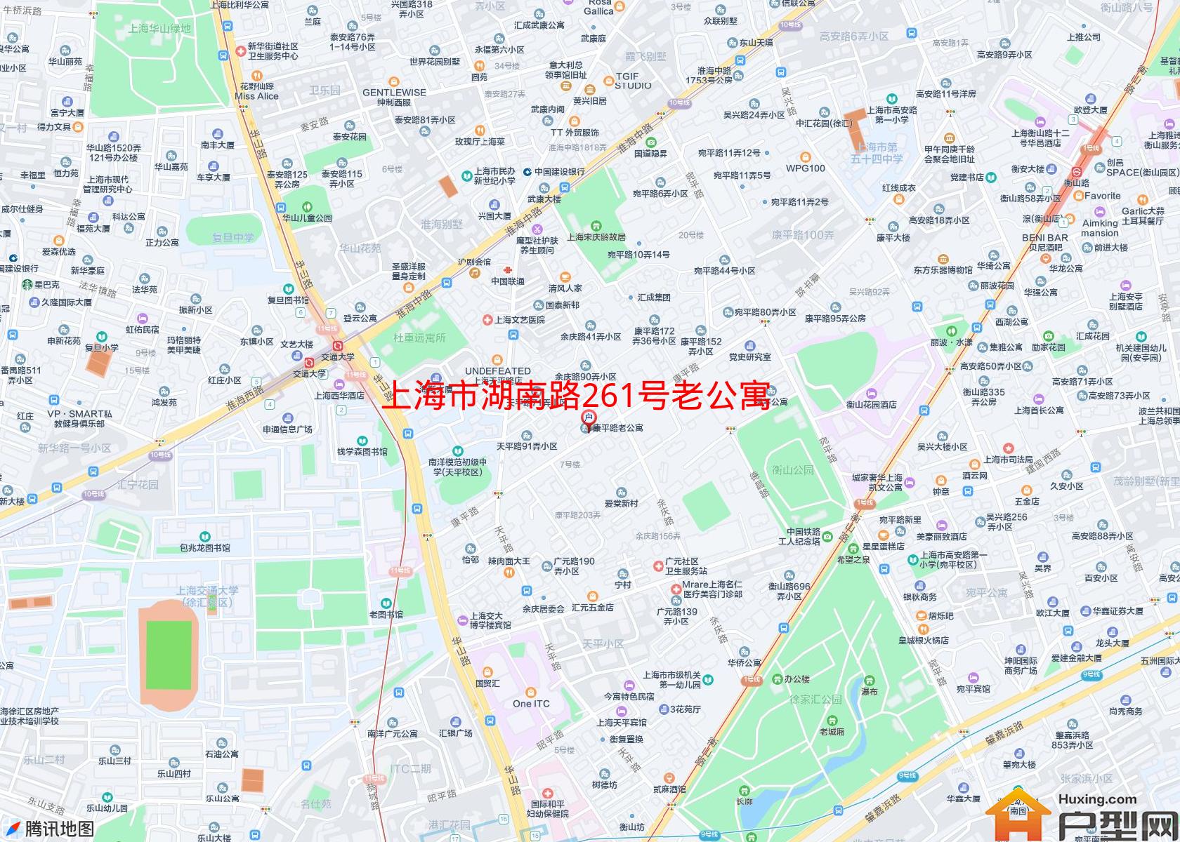 湖南路261号老公寓小区 - 户型网