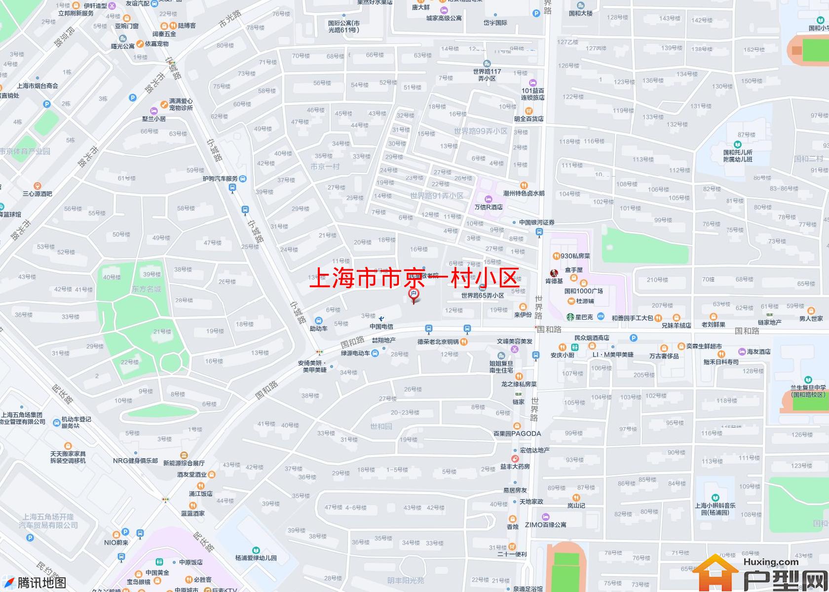 市京一村小区小区 - 户型网