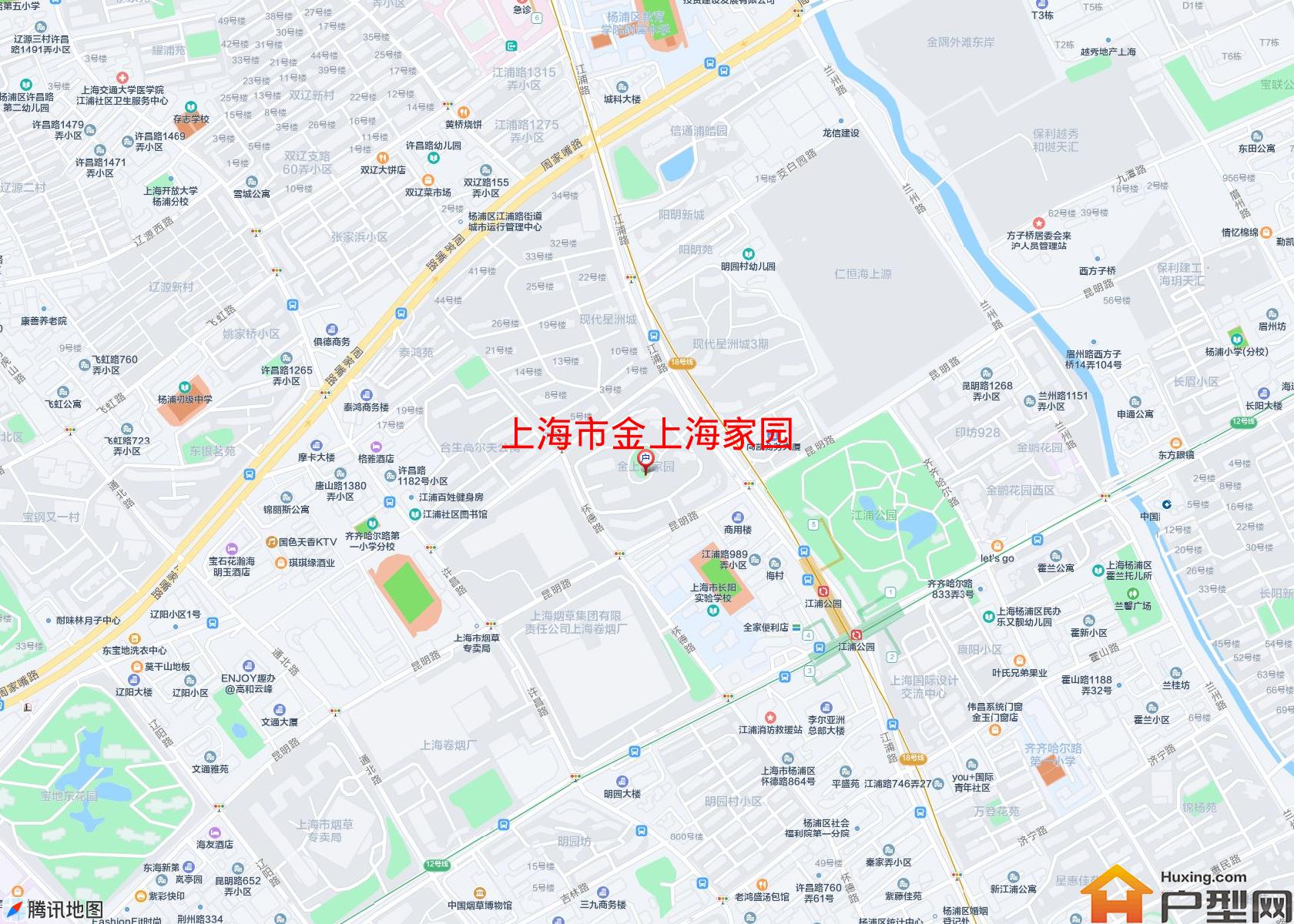金上海家园小区 - 户型网