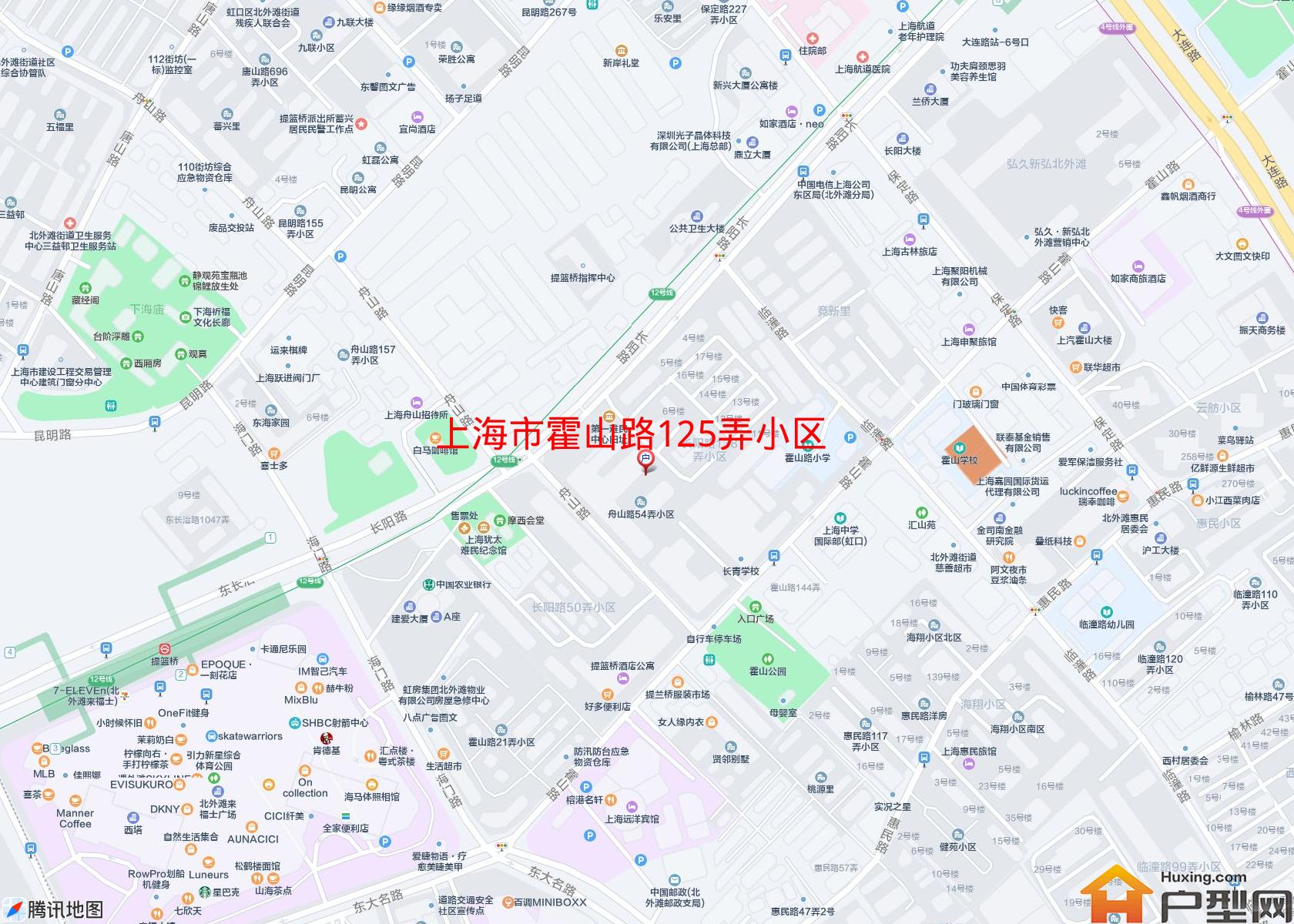 霍山路125弄小区小区 - 户型网