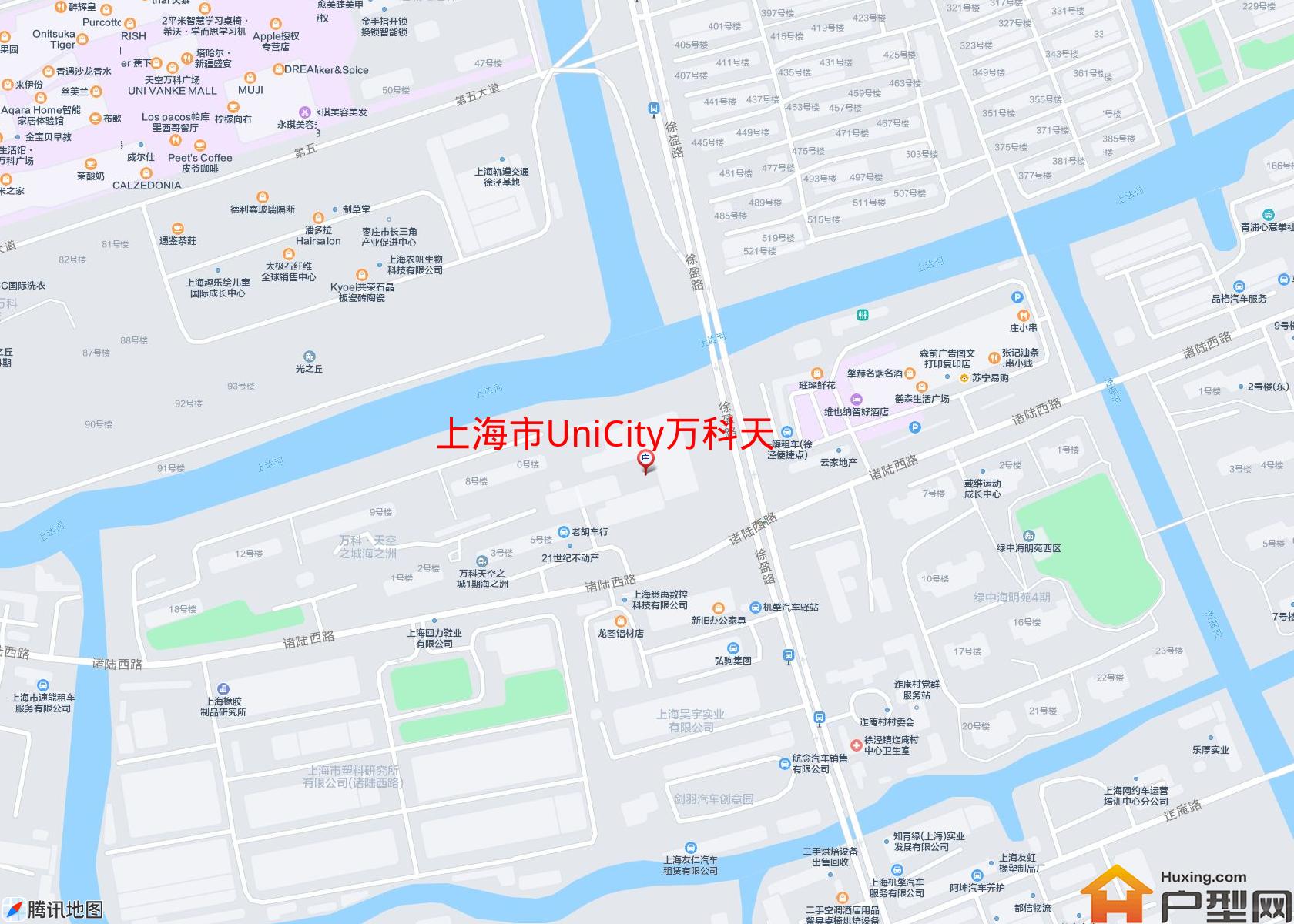 UniCity万科天空之城小区 - 户型网