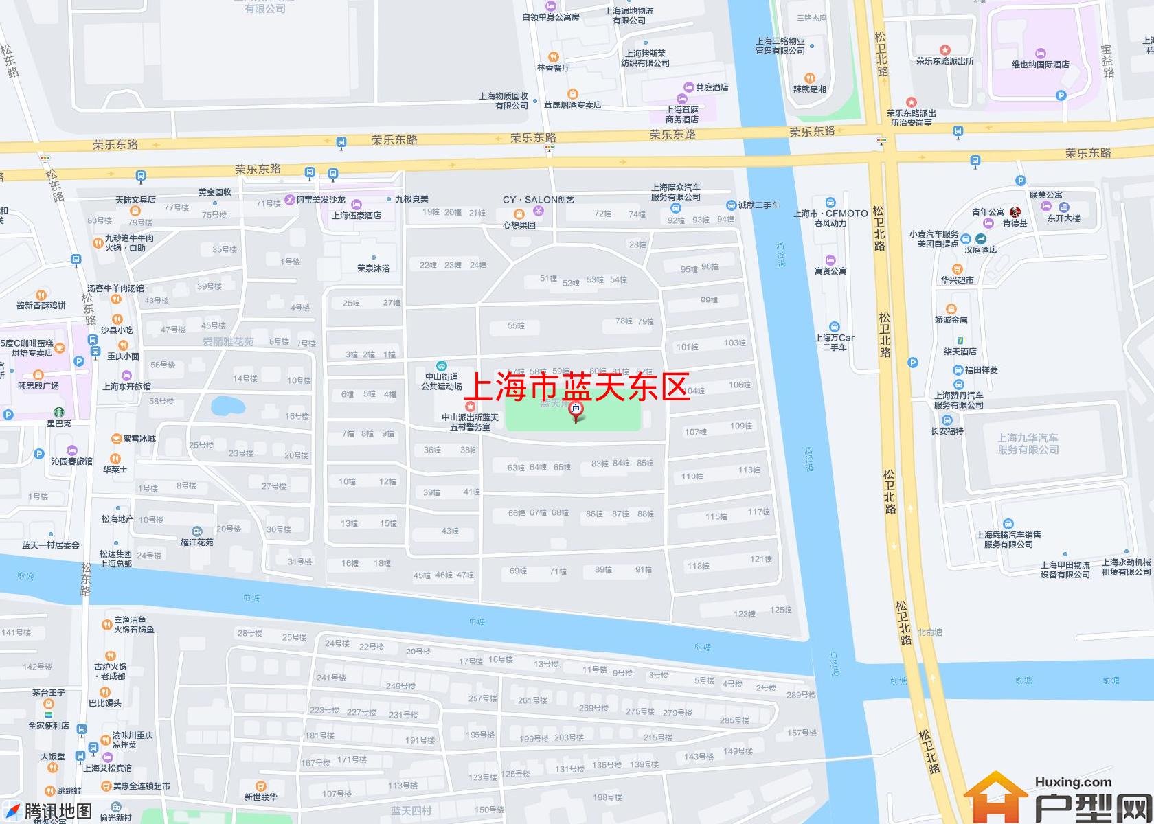 蓝天东区小区 - 户型网