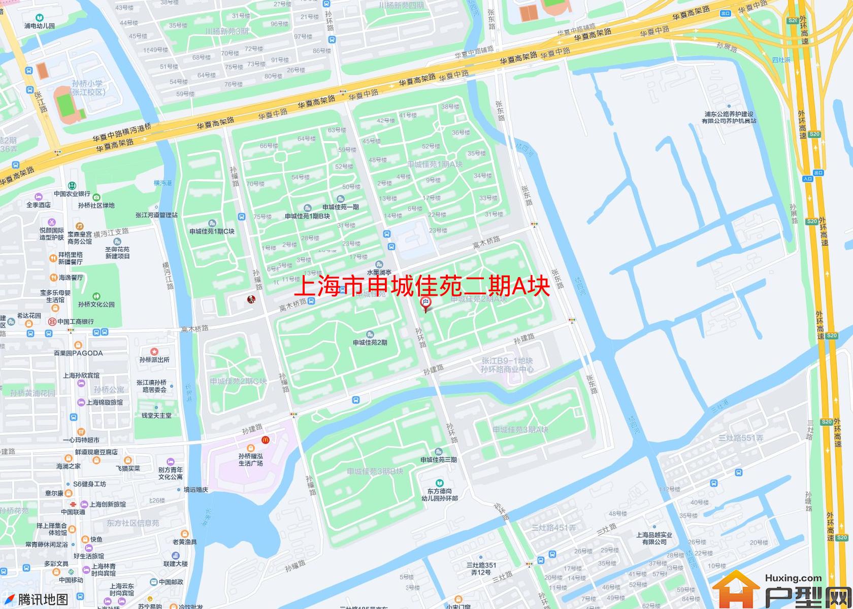 申城佳苑二期A块小区 - 户型网