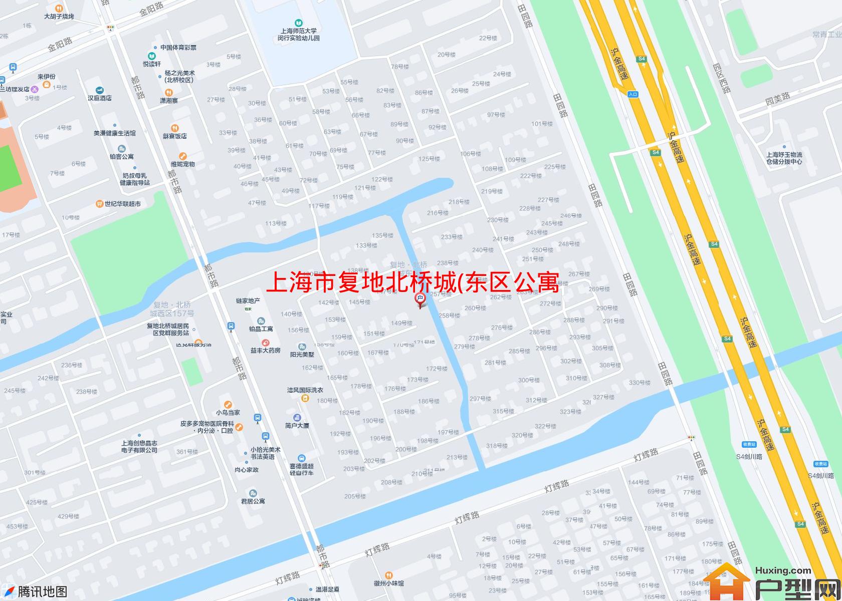 复地北桥城(东区公寓)小区 - 户型网