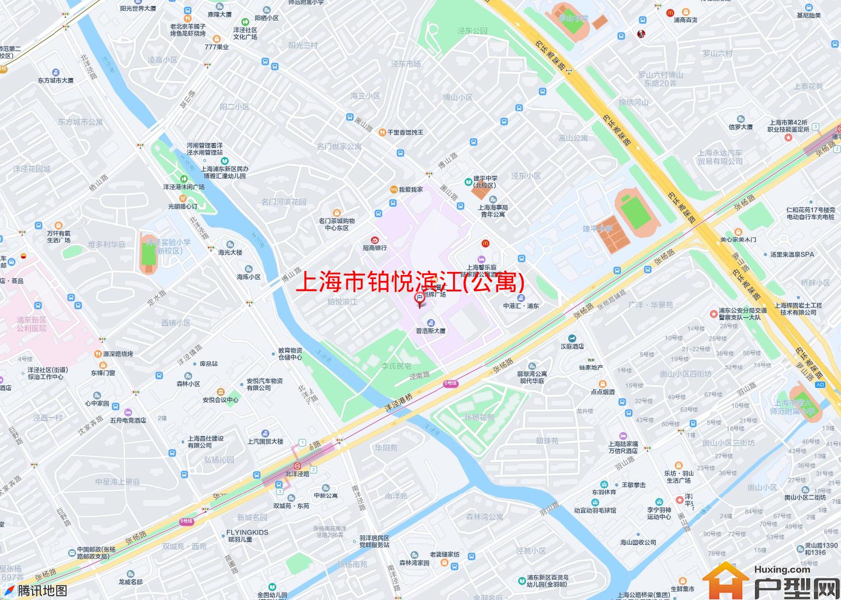 铂悦滨江(公寓)小区 - 户型网