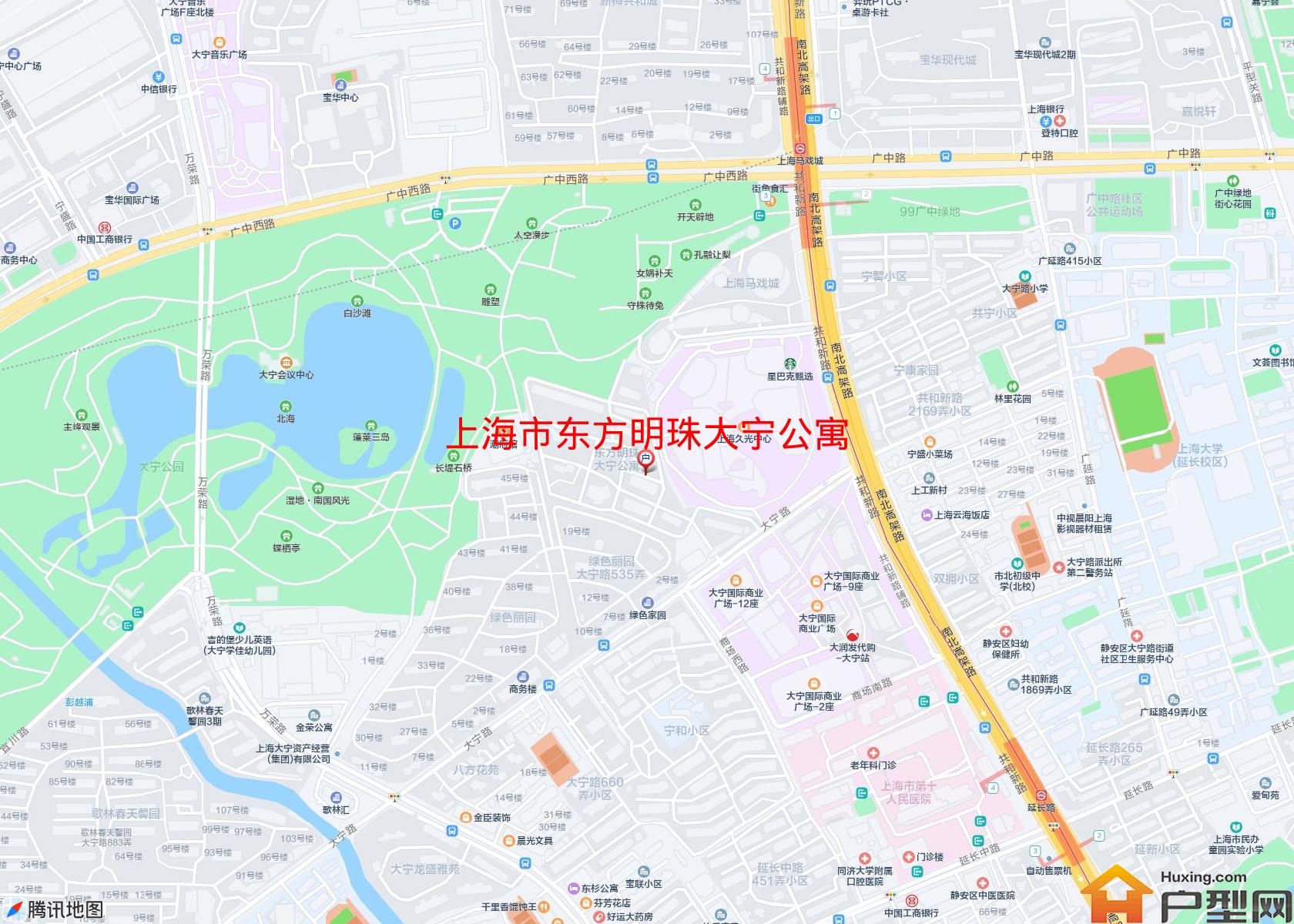 东方明珠大宁公寓小区 - 户型网