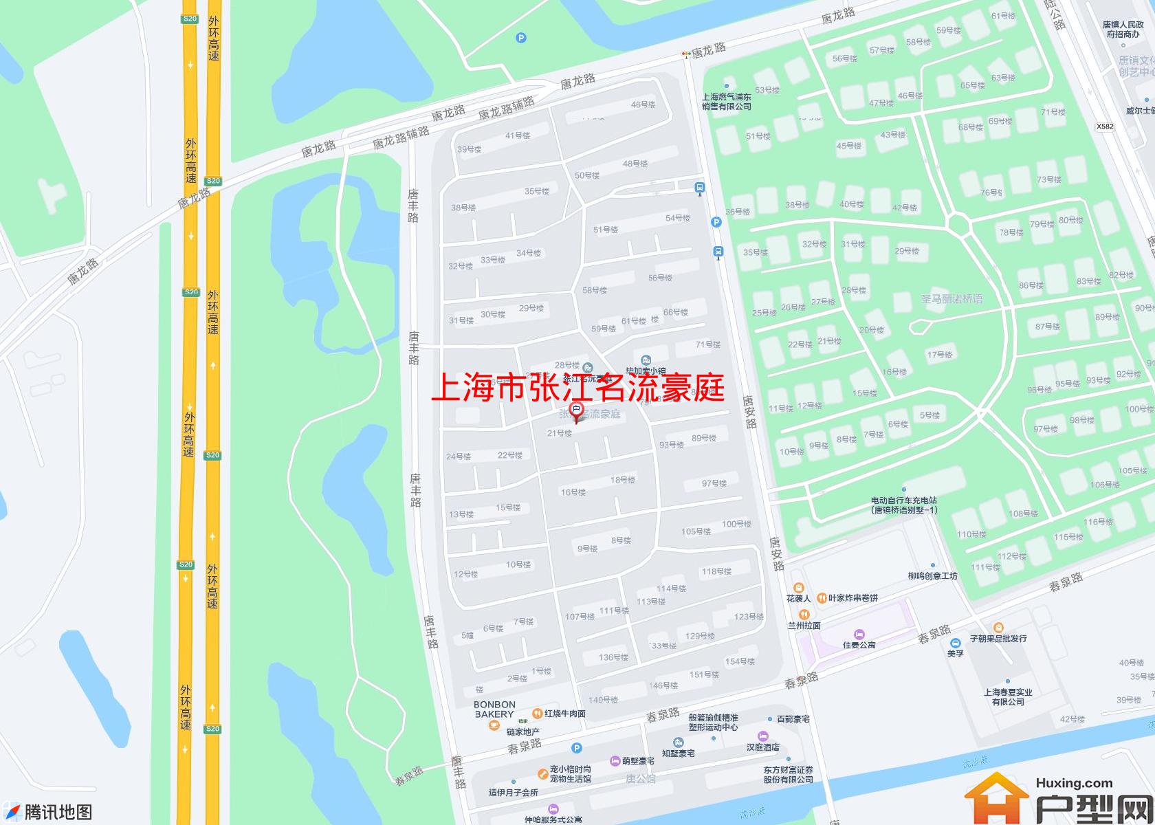 张江名流豪庭小区 - 户型网