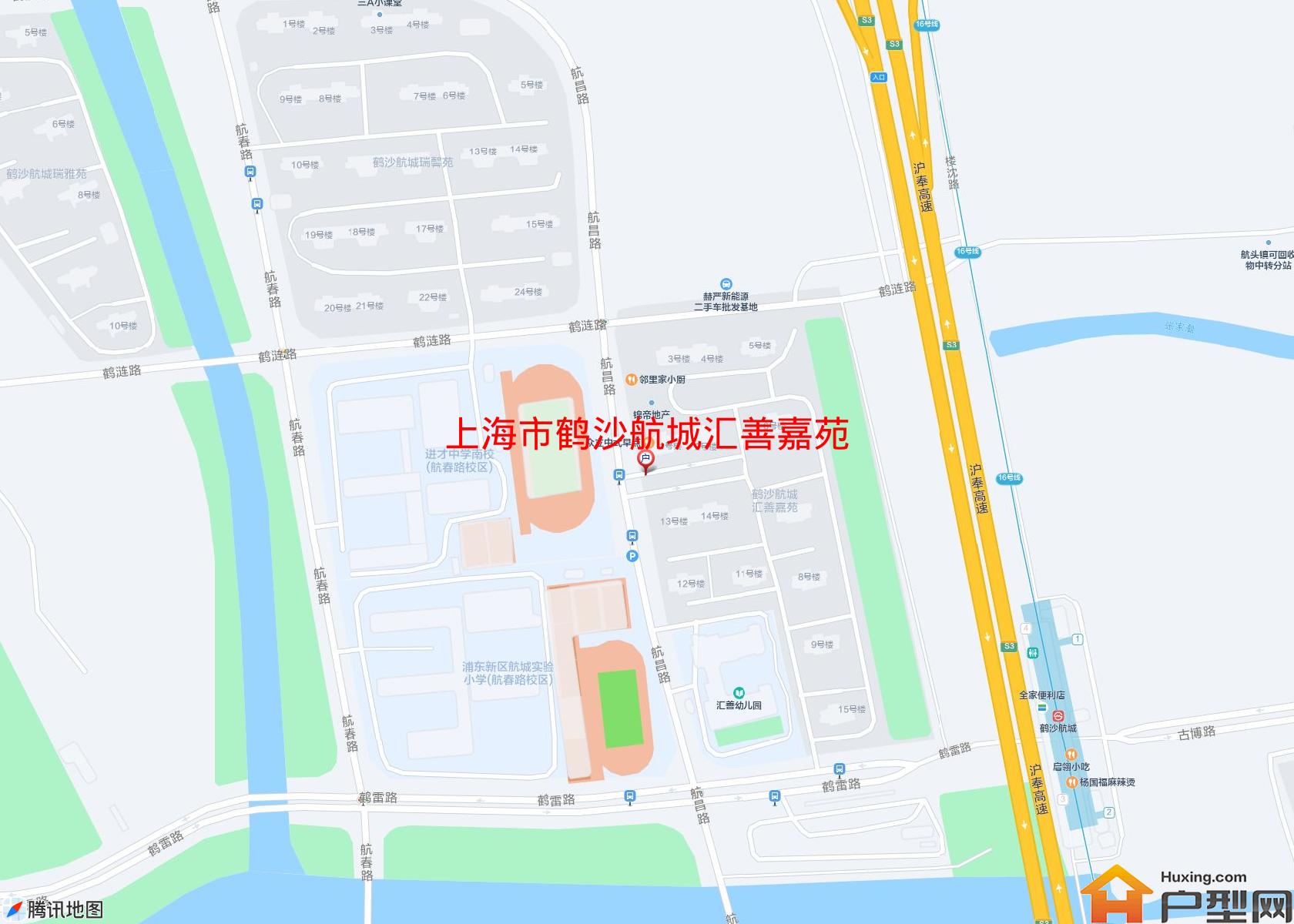 鹤沙航城汇善嘉苑小区 - 户型网