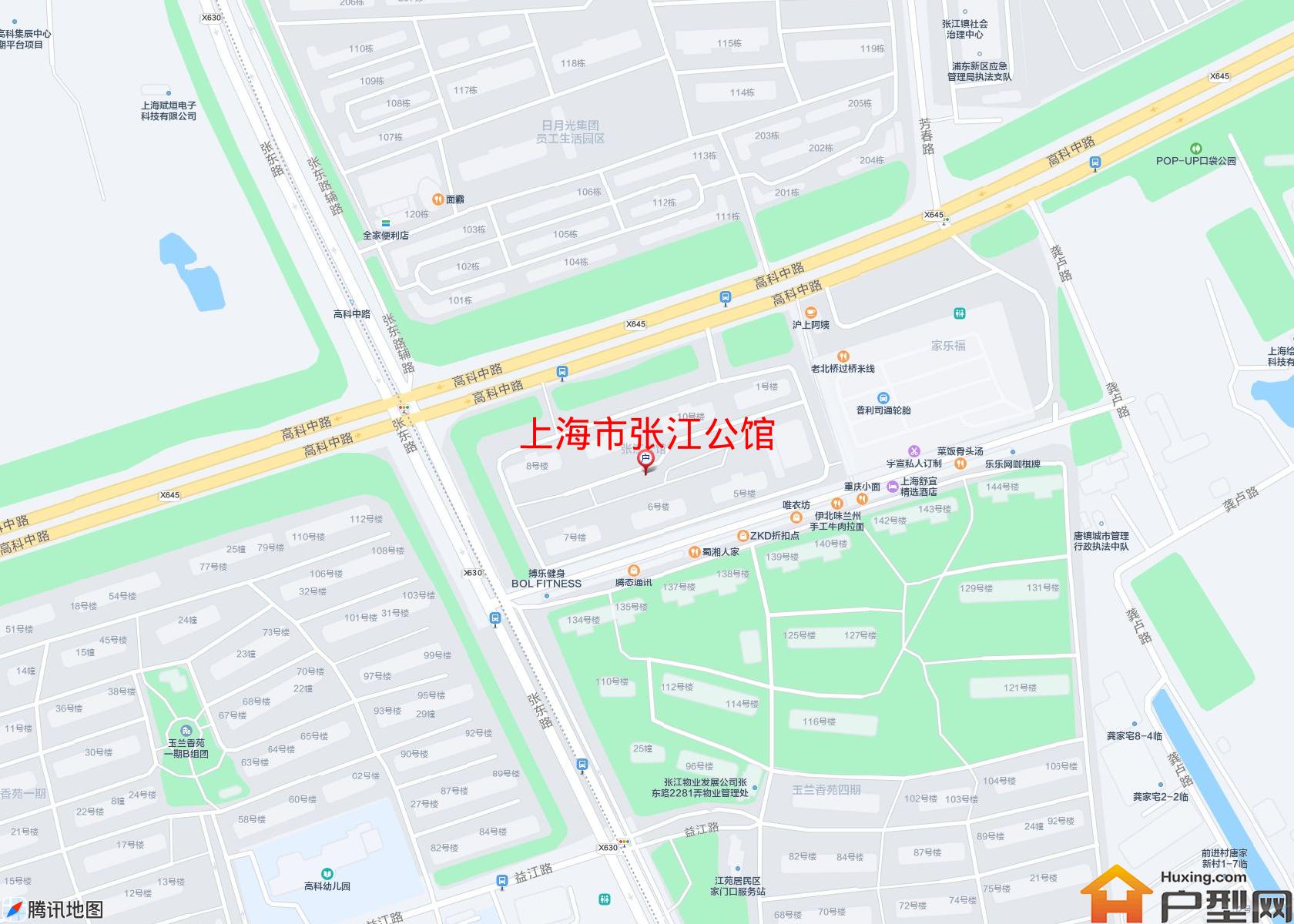 张江公馆小区 - 户型网