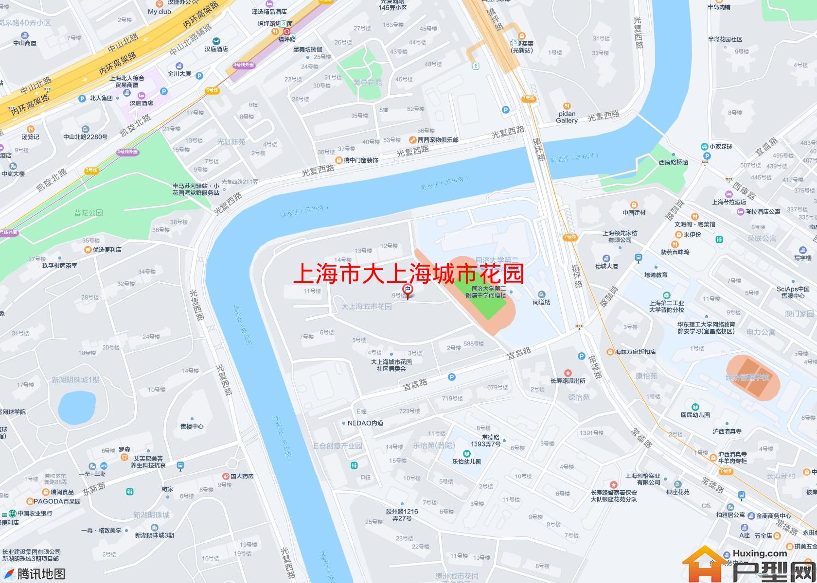 大上海城市花园小区 - 户型网