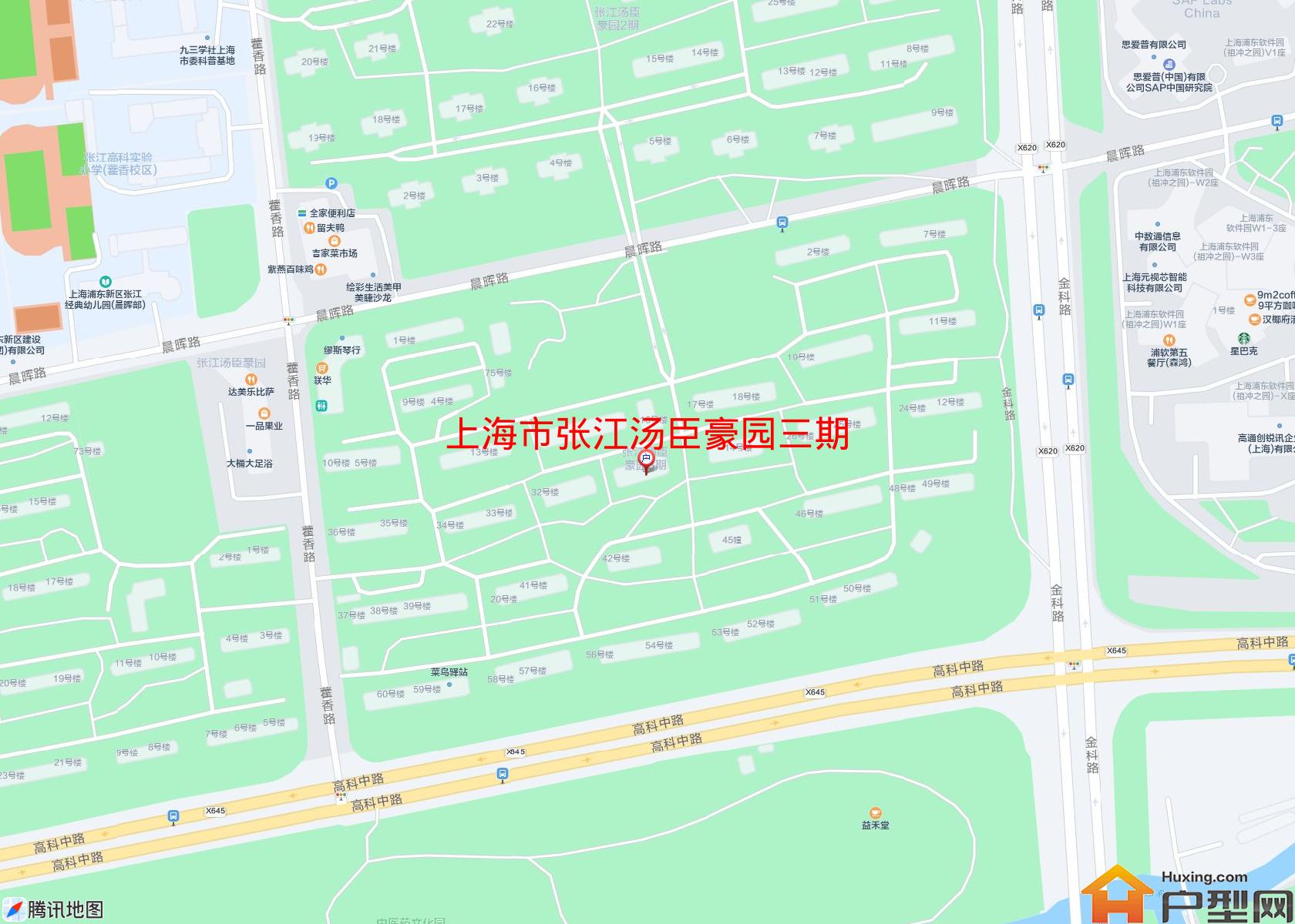 张江汤臣豪园三期小区 - 户型网