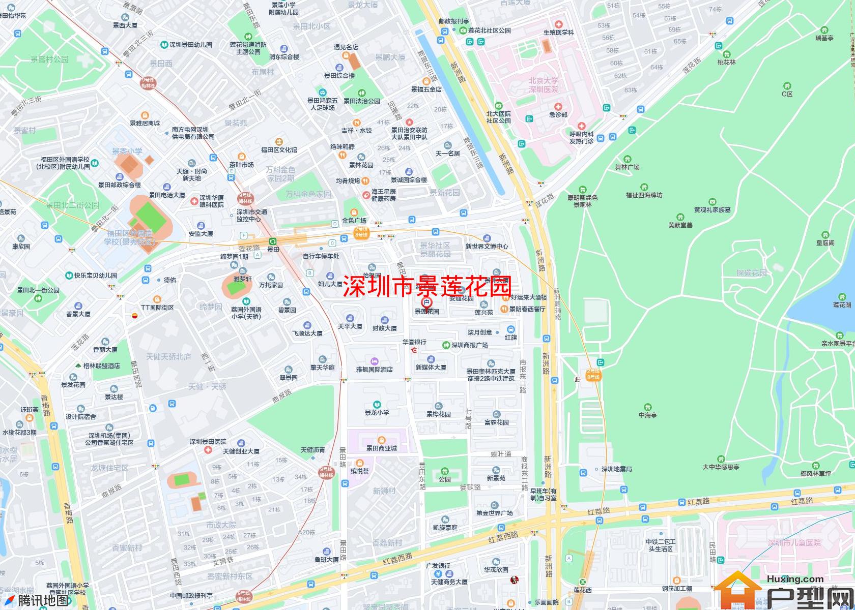 景莲花园小区 - 户型网 景莲花园小区 - 户型网