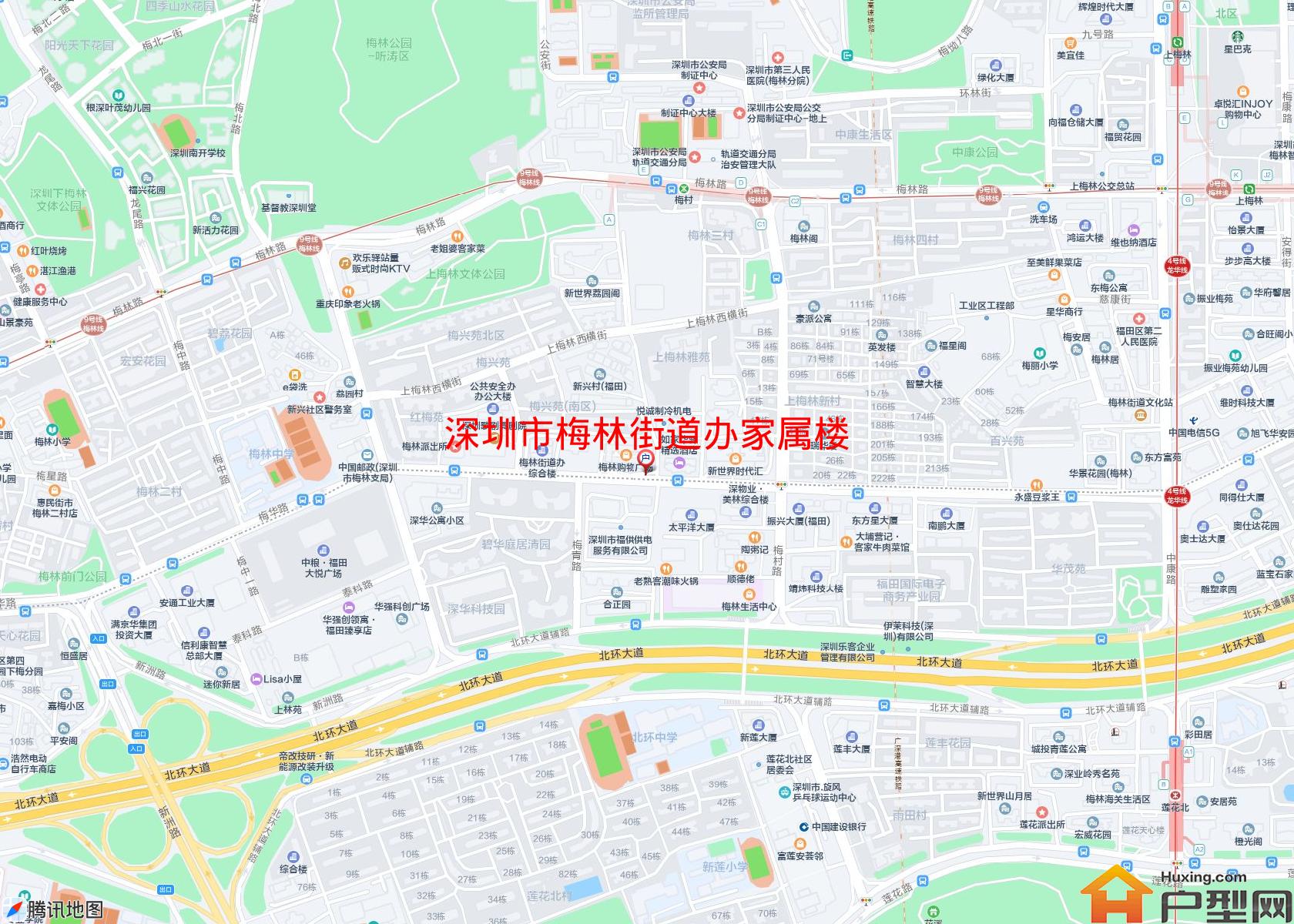 梅林街道办家属楼小区 - 户型网