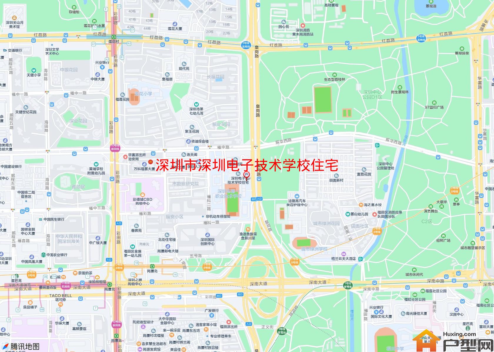深圳电子技术学校住宅小区 - 户型网