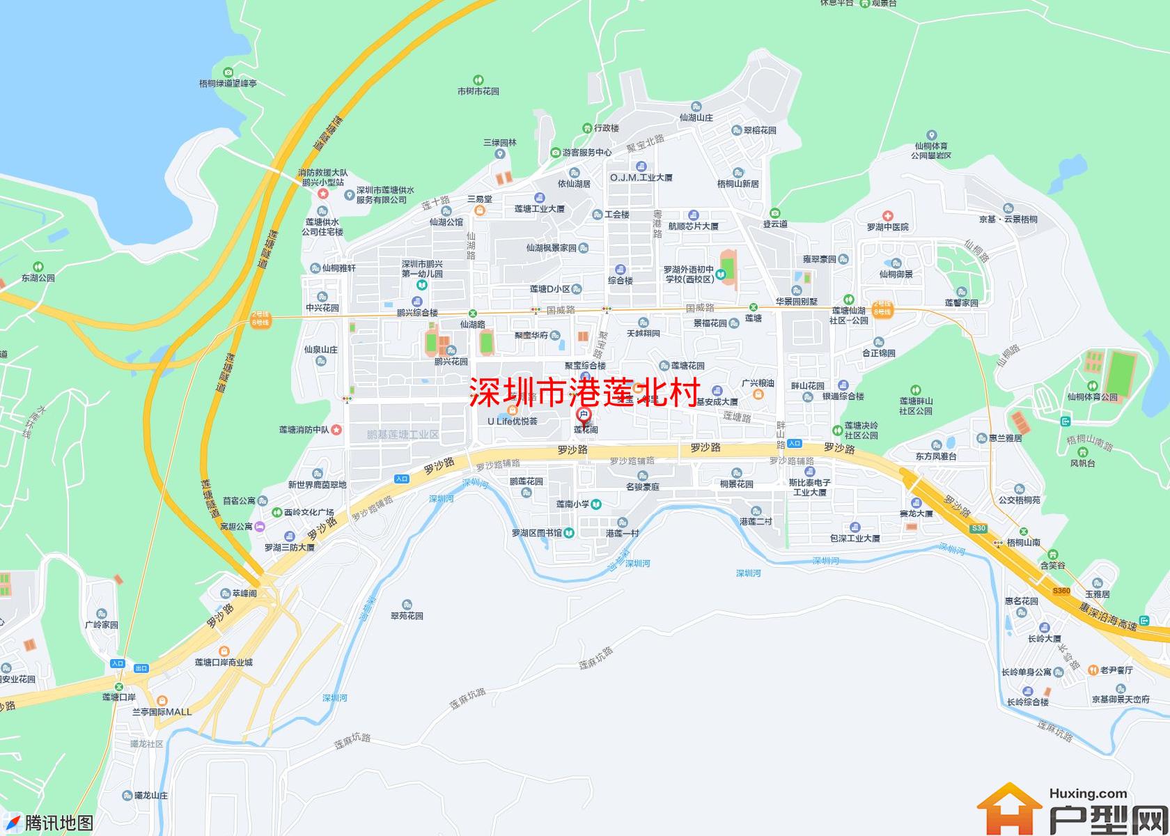 港莲北村小区 - 户型网
