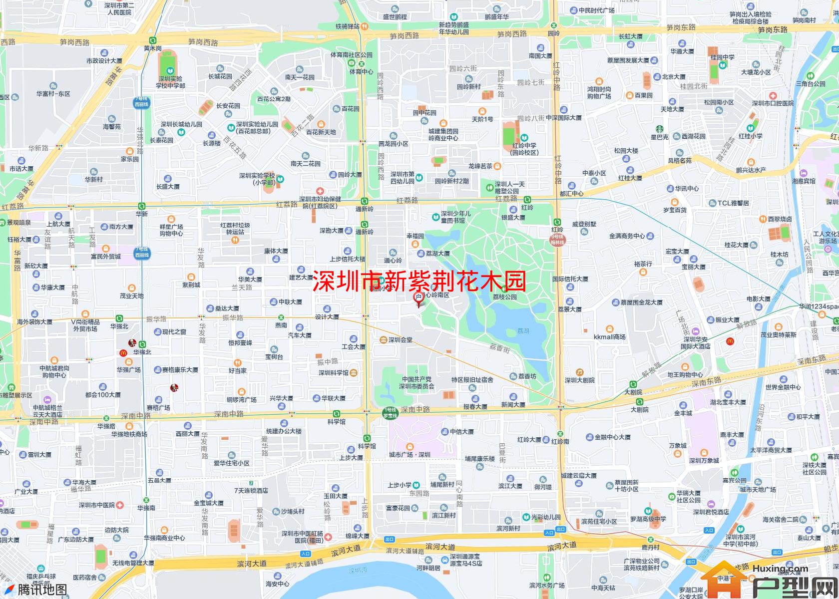 新紫荆花木园小区 - 户型网