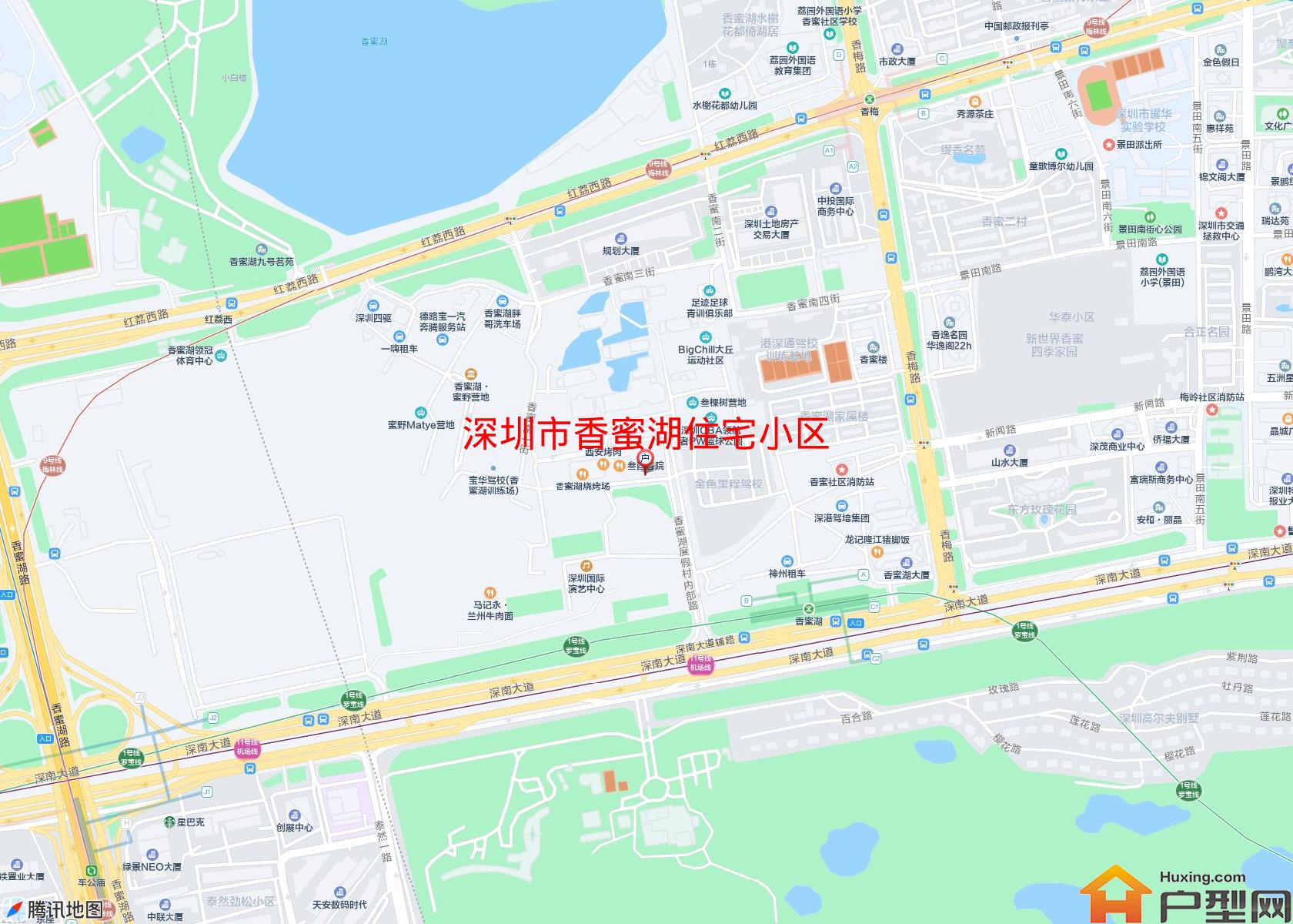 香蜜湖住宅小区小区 - 户型网