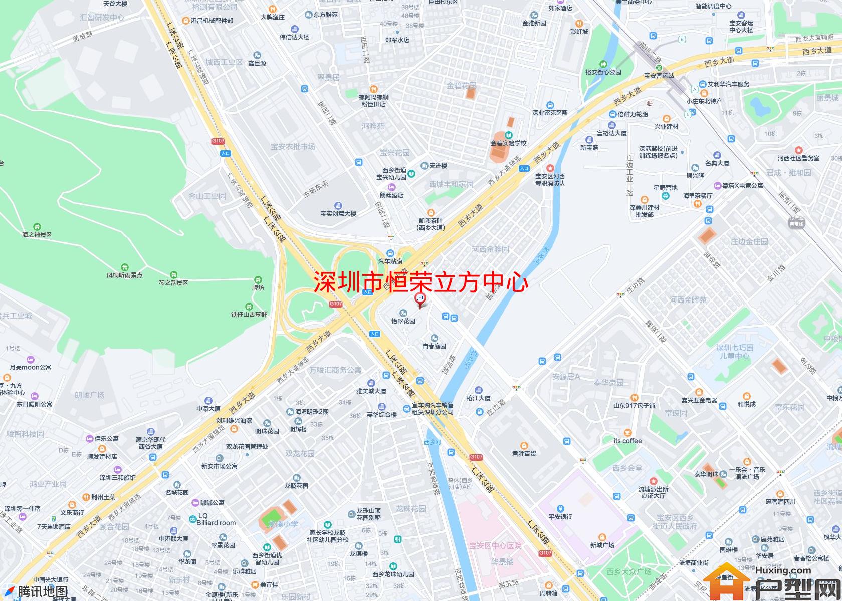 恒荣立方中心小区 - 户型网