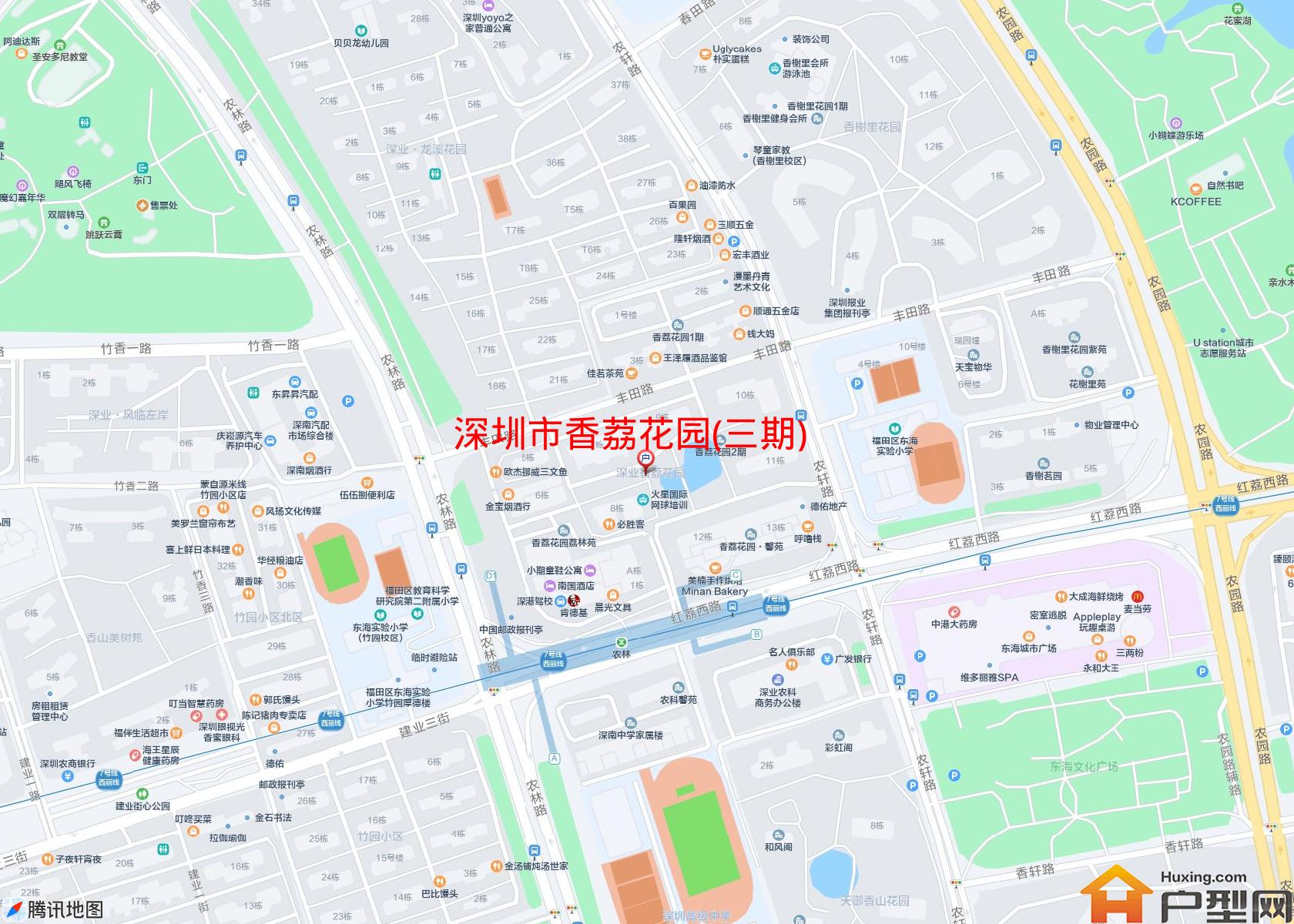 香荔花园(三期)小区 - 户型网 香荔花园(三期)小区 - 户型网