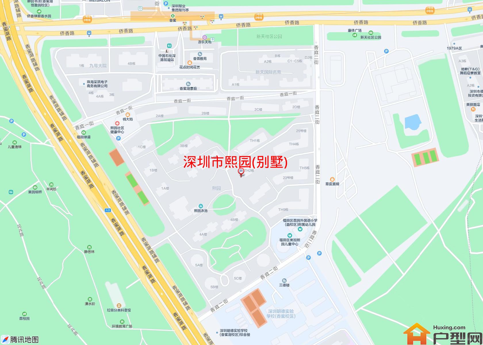 熙园(别墅)小区 - 户型网