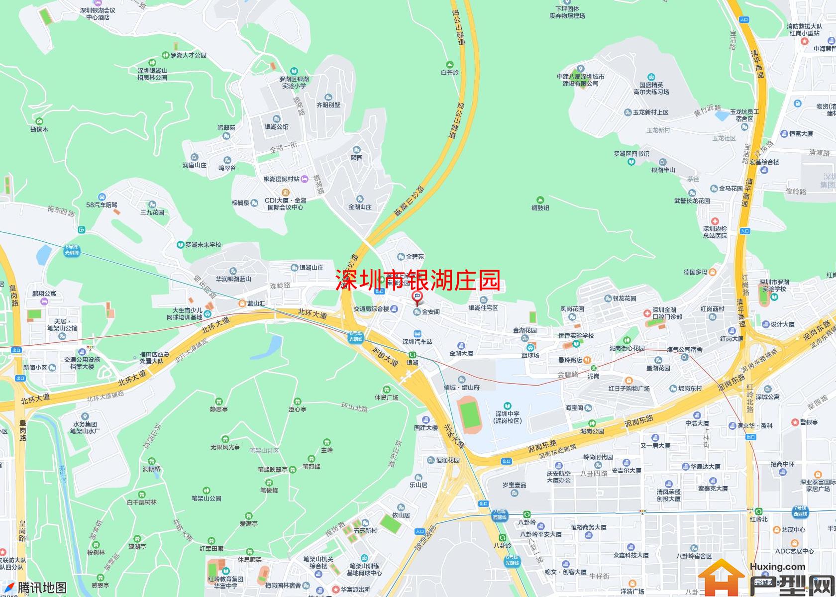 银湖庄园小区 - 户型网