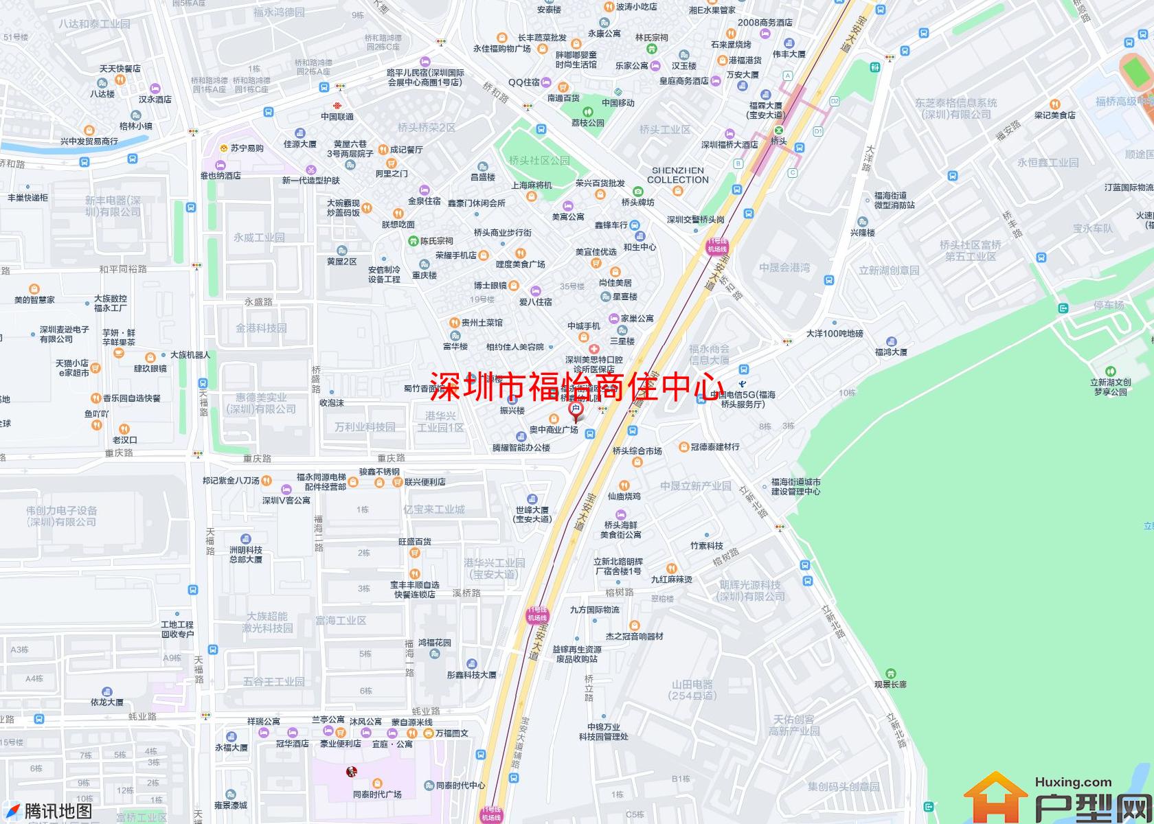 福怡商住中心小区 - 户型网