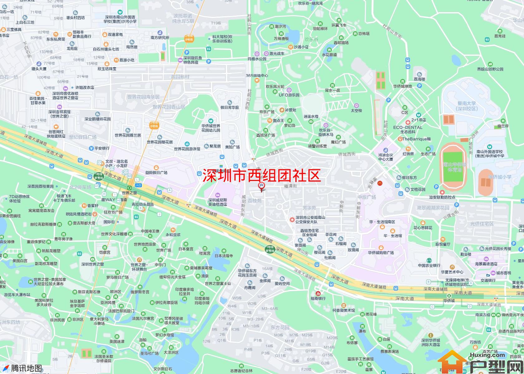 西组团社区小区 - 户型网
