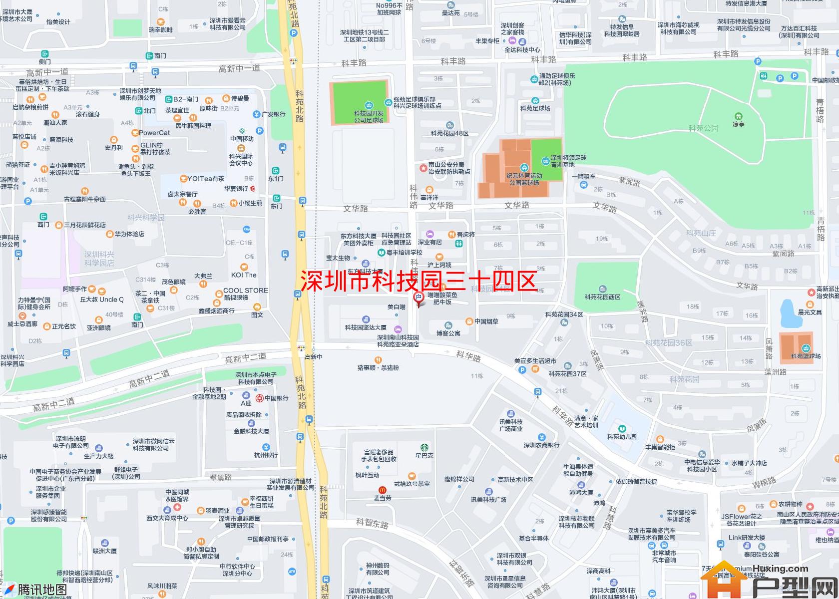 科技园三十四区小区 - 户型网