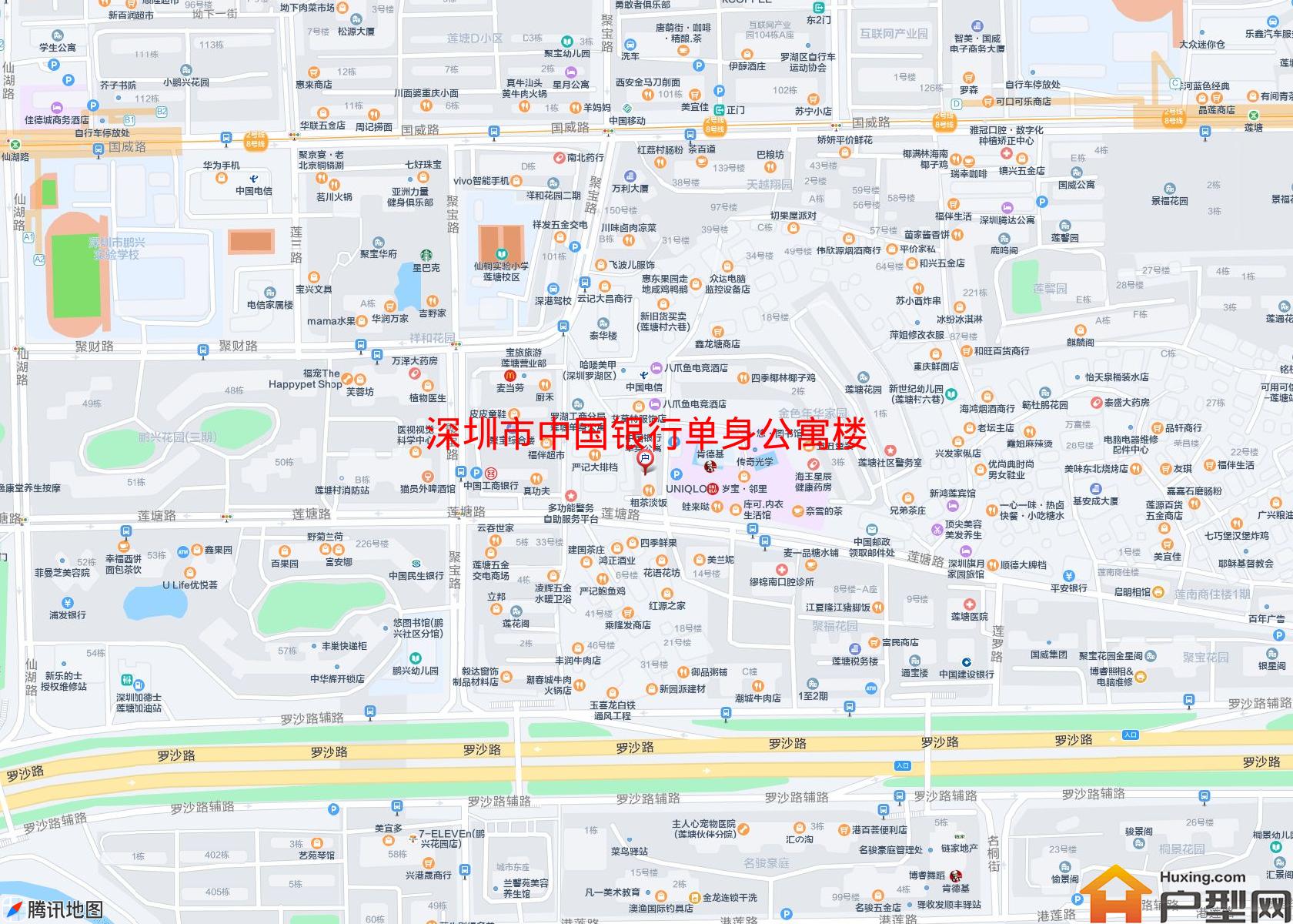 中国银行单身公寓楼小区 - 户型网