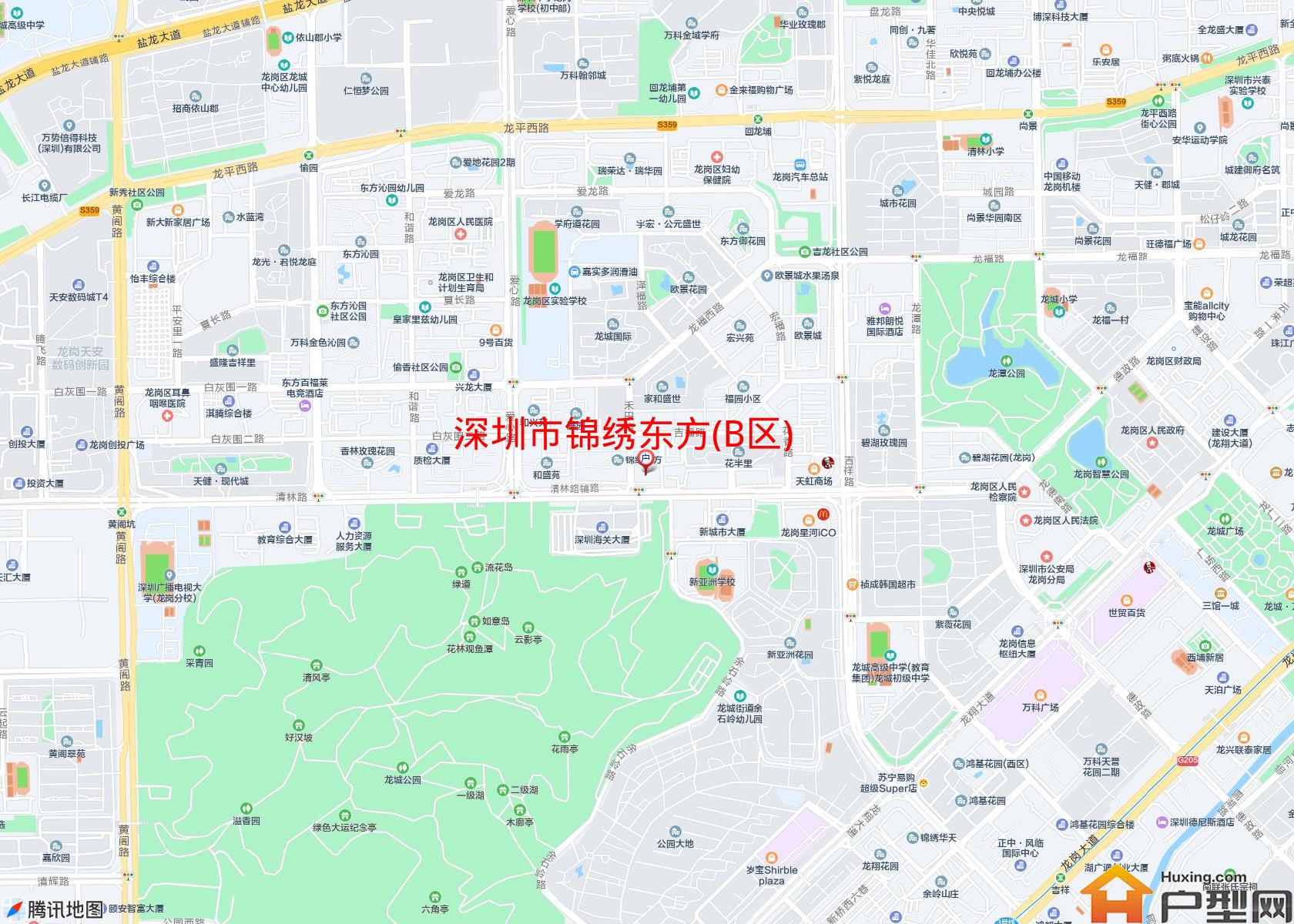 锦绣东方(B区)小区 - 户型网