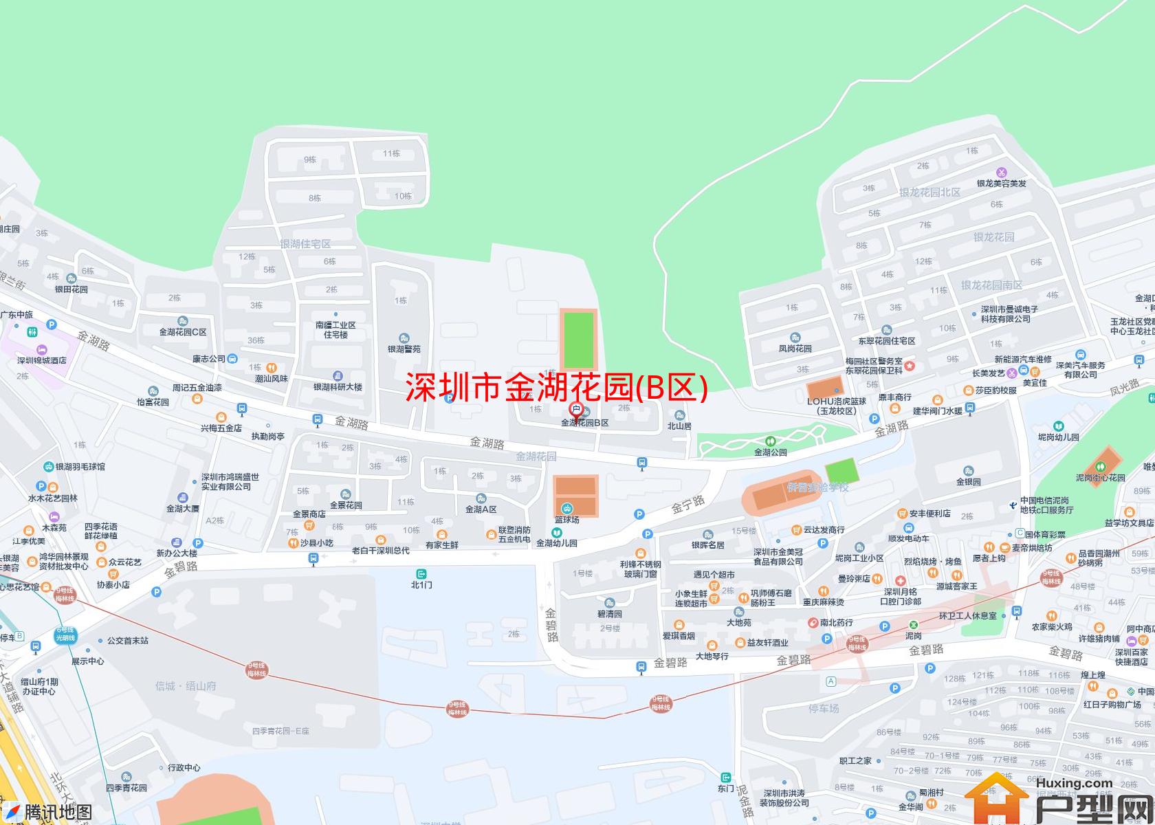 金湖花园(B区)小区 - 户型网