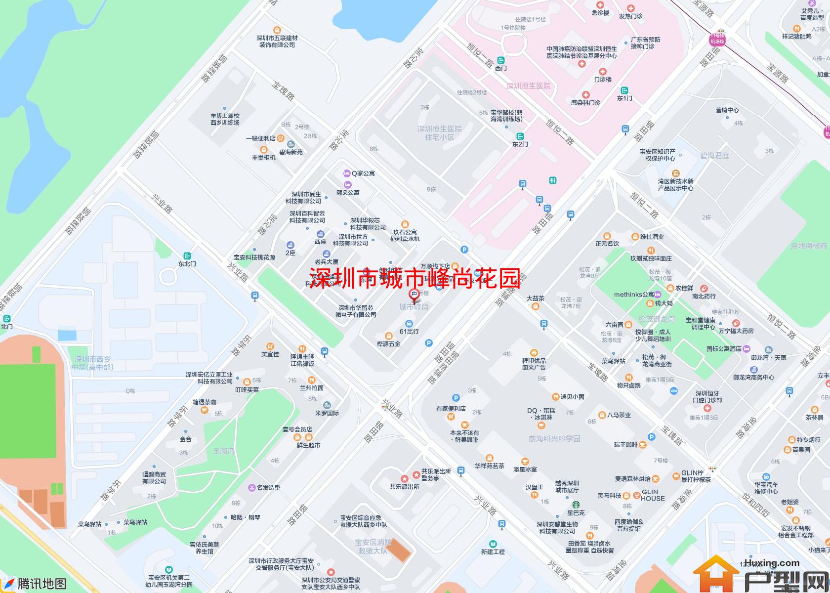 城市峰尚花园小区 - 户型网