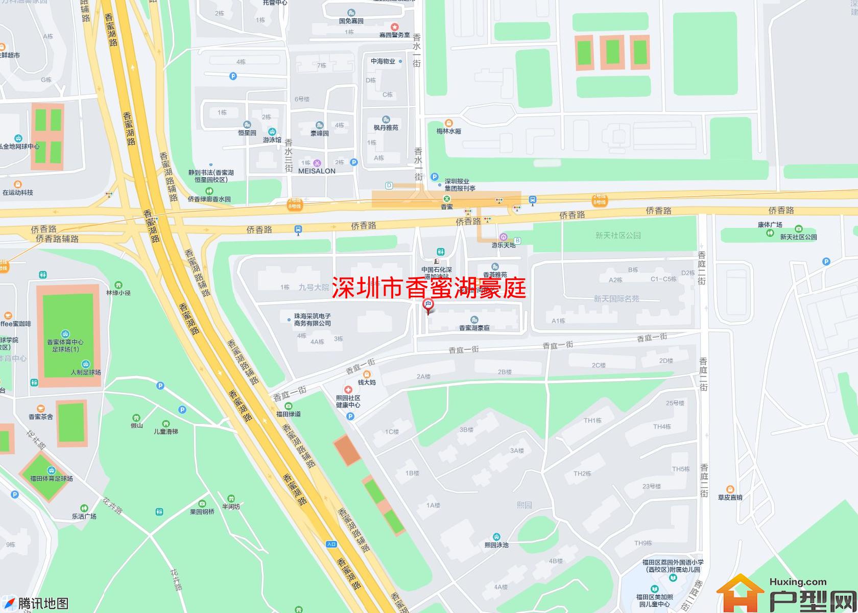 香蜜湖豪庭小区 - 户型网