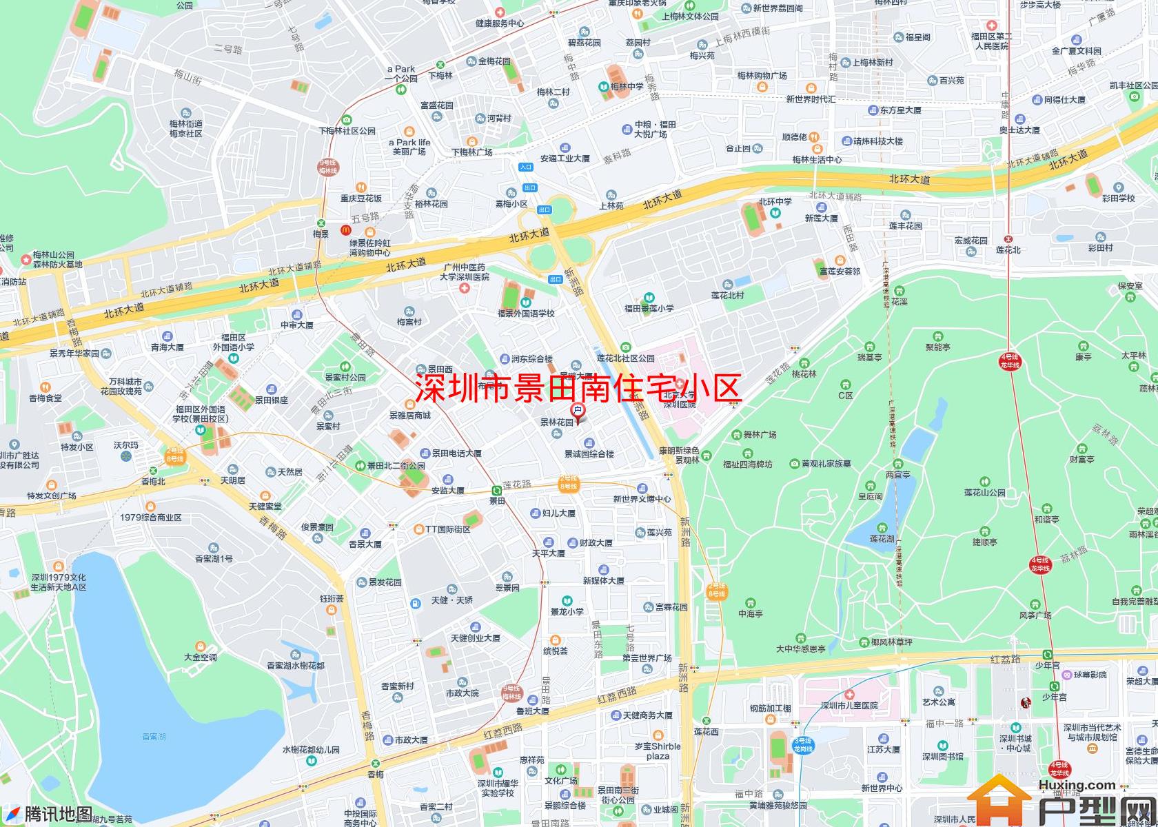 景田南住宅小区小区 - 户型网