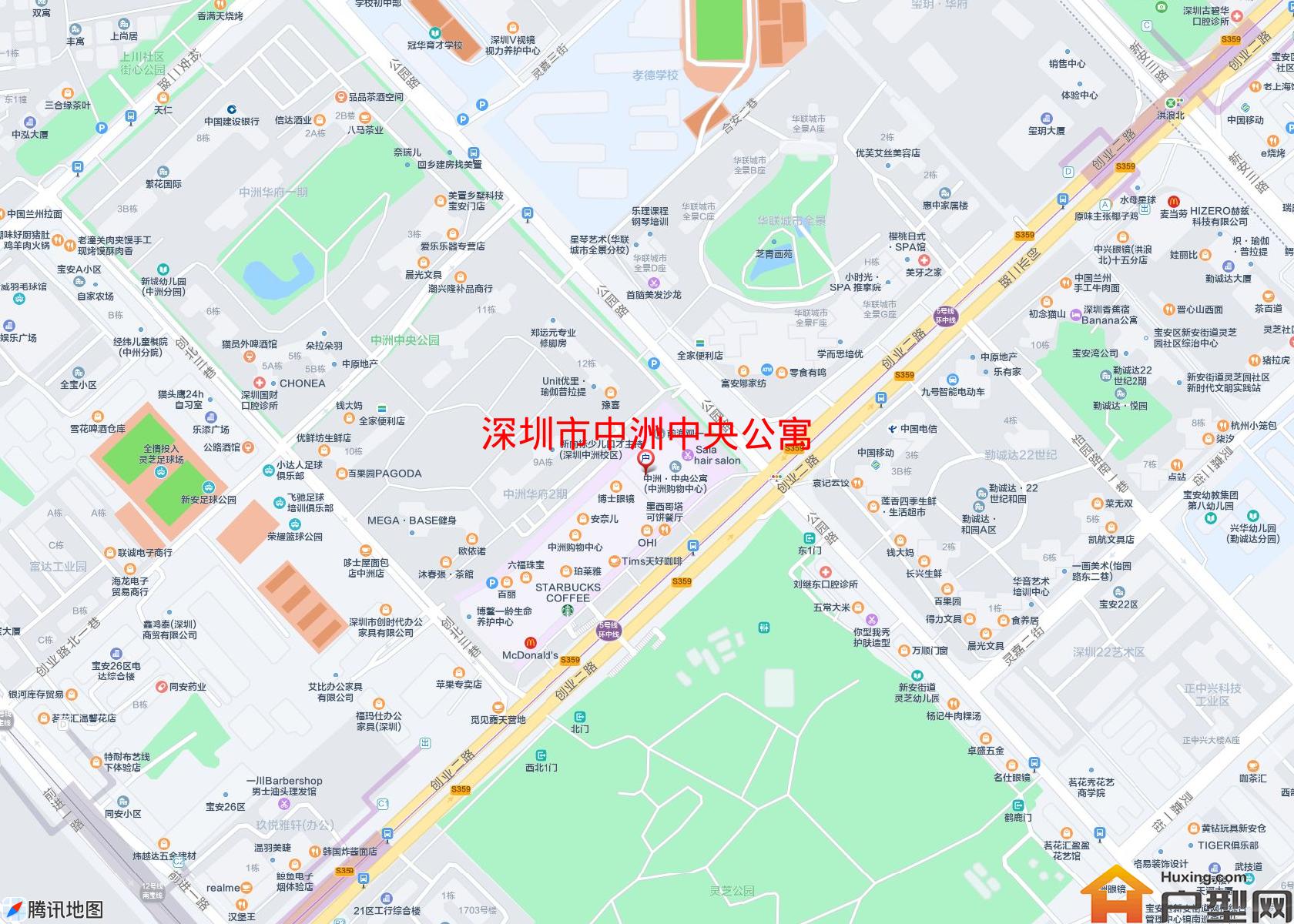 中洲中央公寓小区 - 户型网