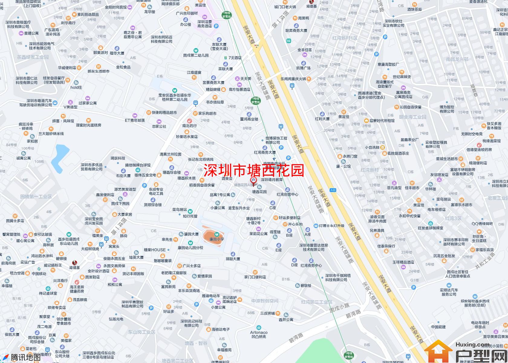塘西花园小区 - 户型网