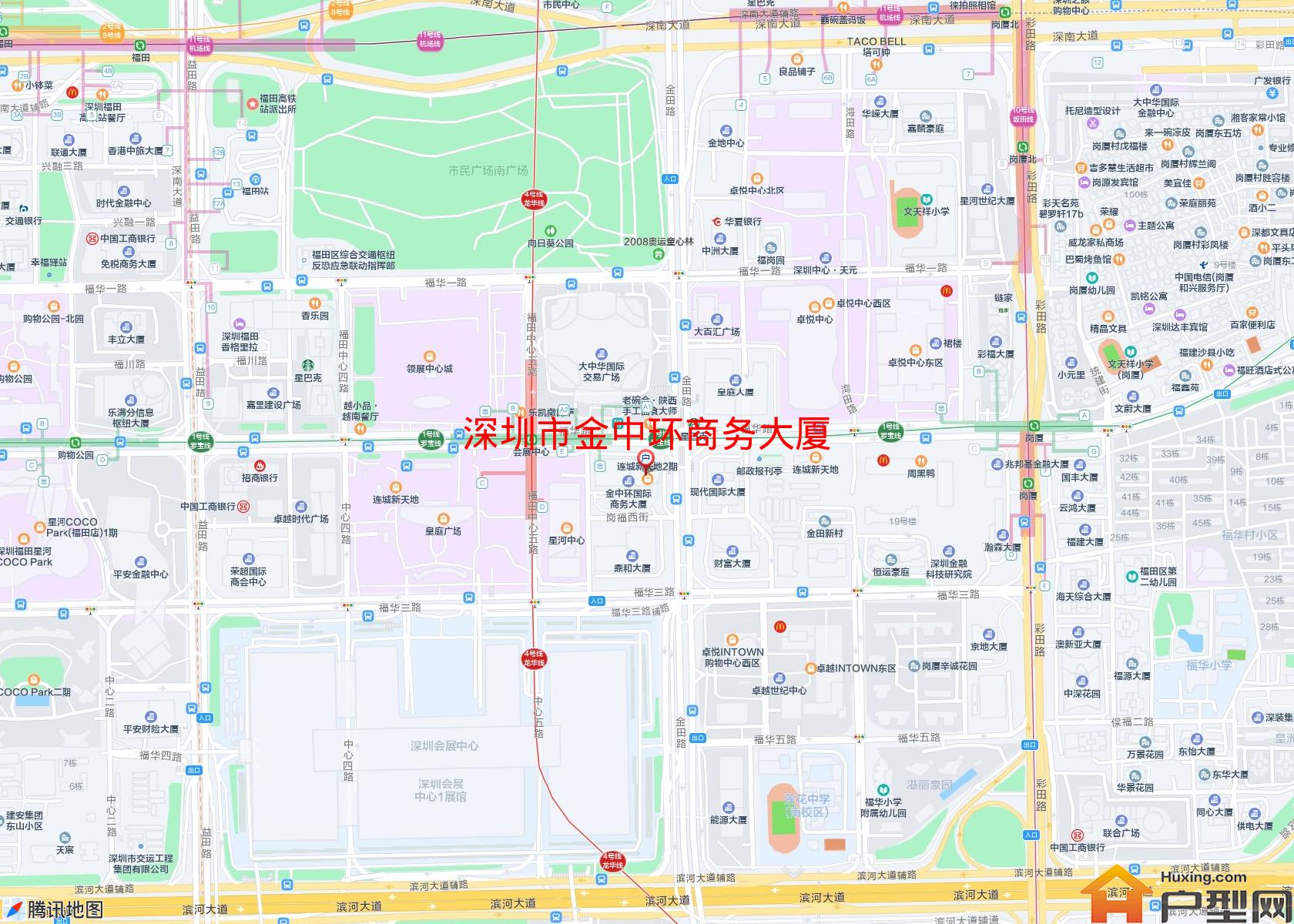 金中环商务大厦小区 - 户型网
