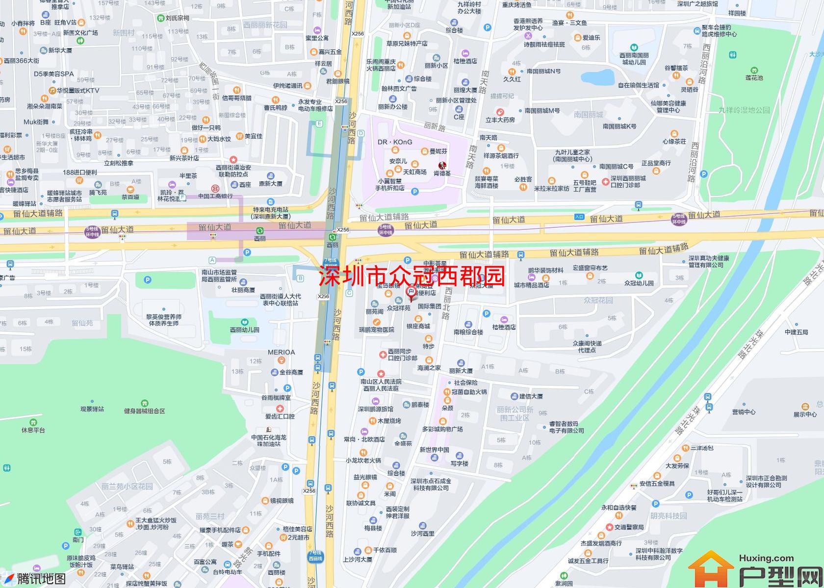 众冠西郡园小区 - 户型网