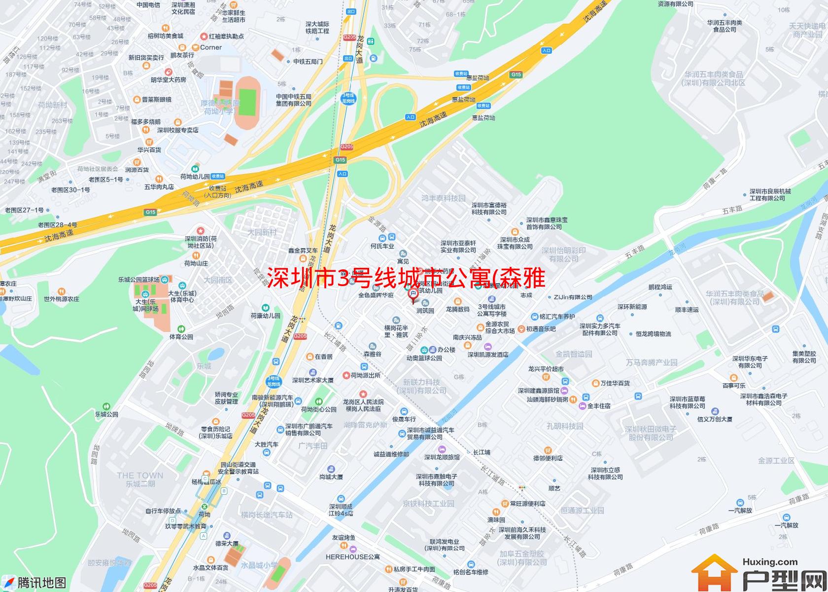 3号线城市公寓(森雅谷润筑园)小区 - 户型网