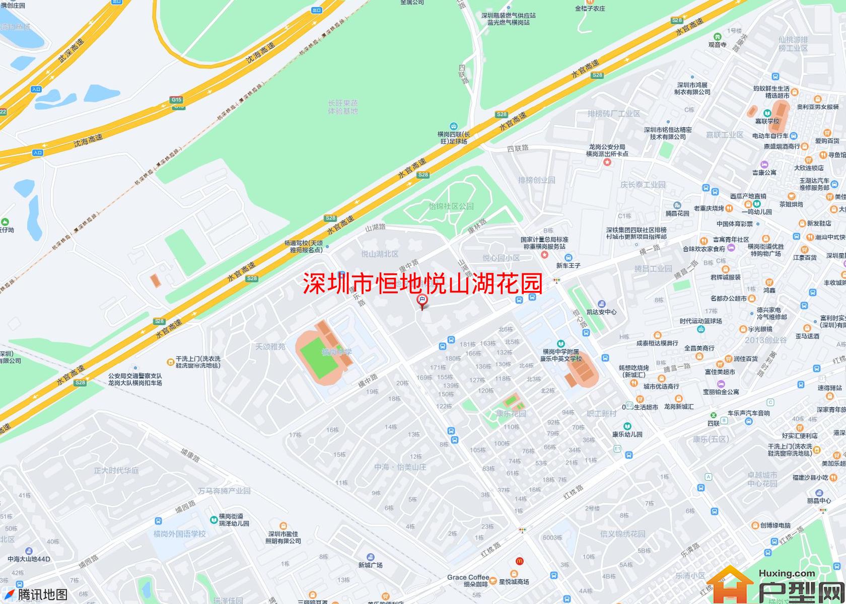 恒地悦山湖花园小区 - 户型网