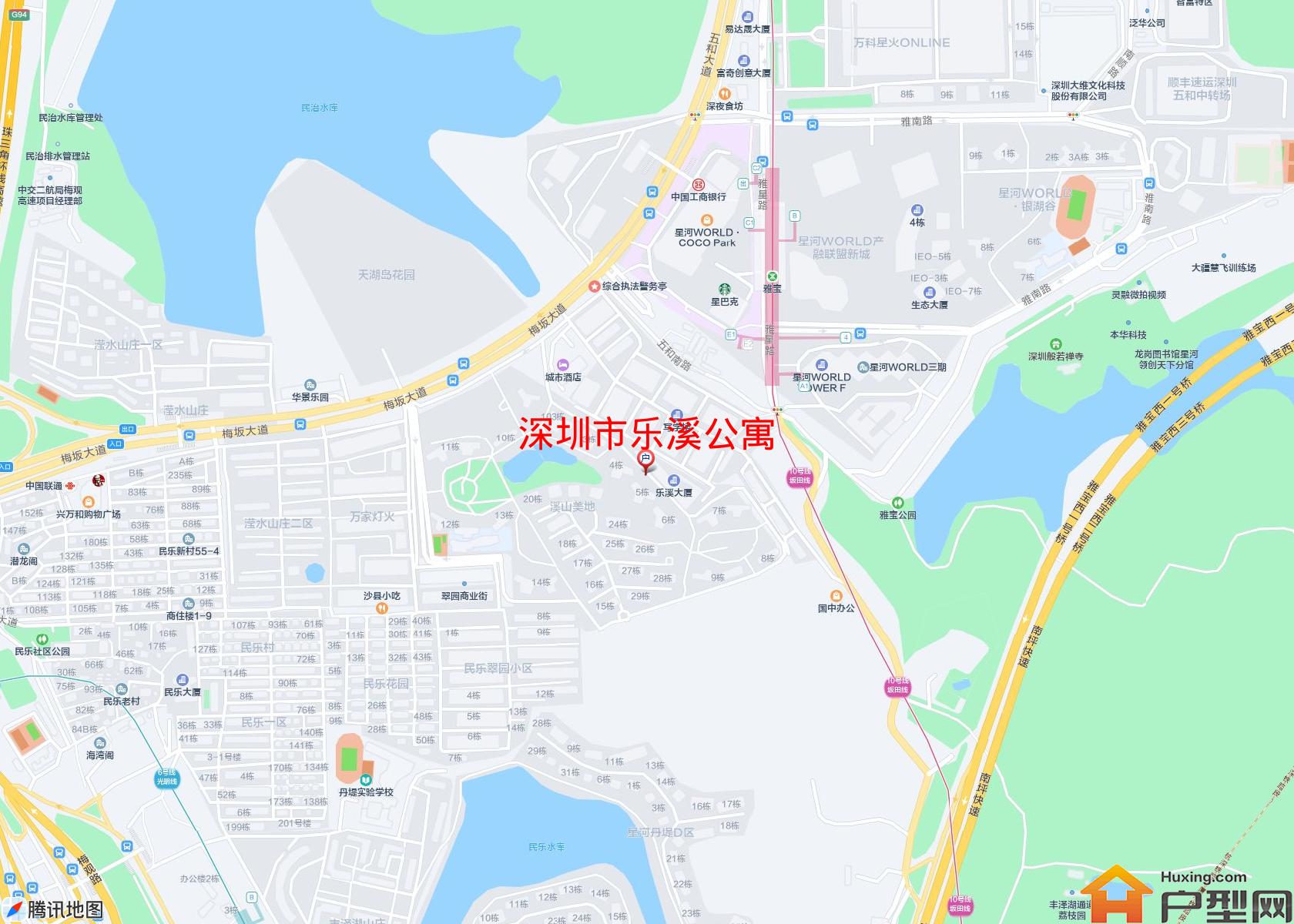 乐溪公寓小区 - 户型网