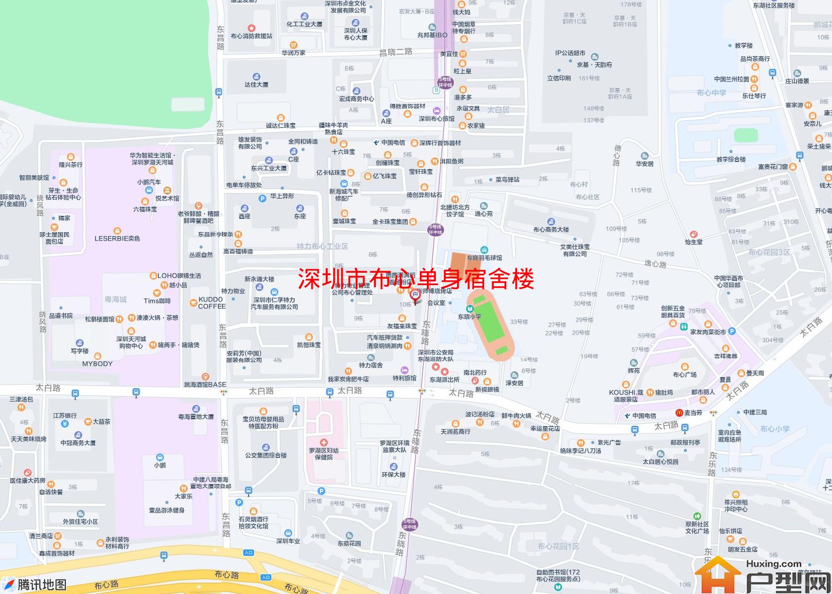 布心单身宿舍楼小区 - 户型网