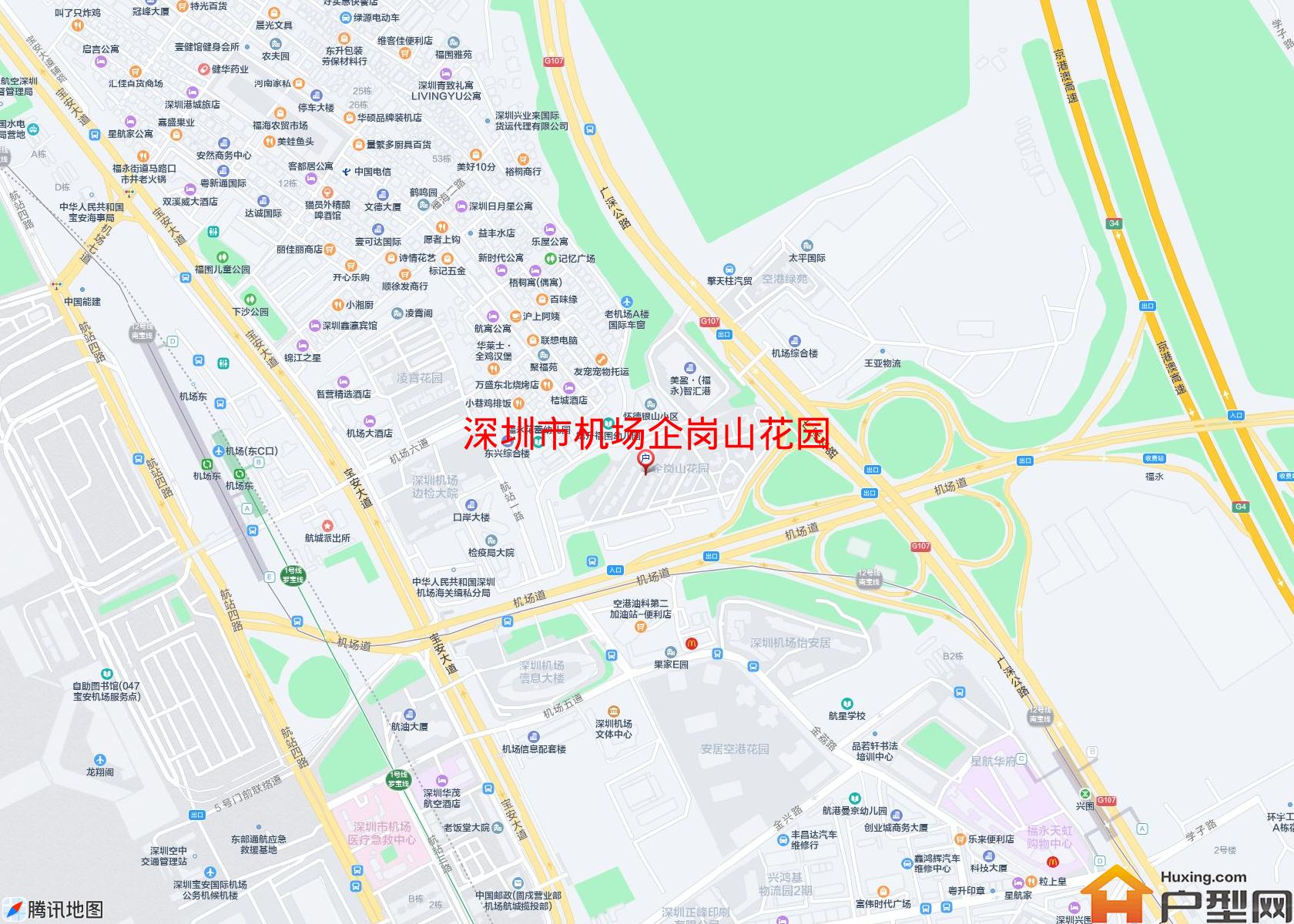 机场企岗山花园小区 - 户型网