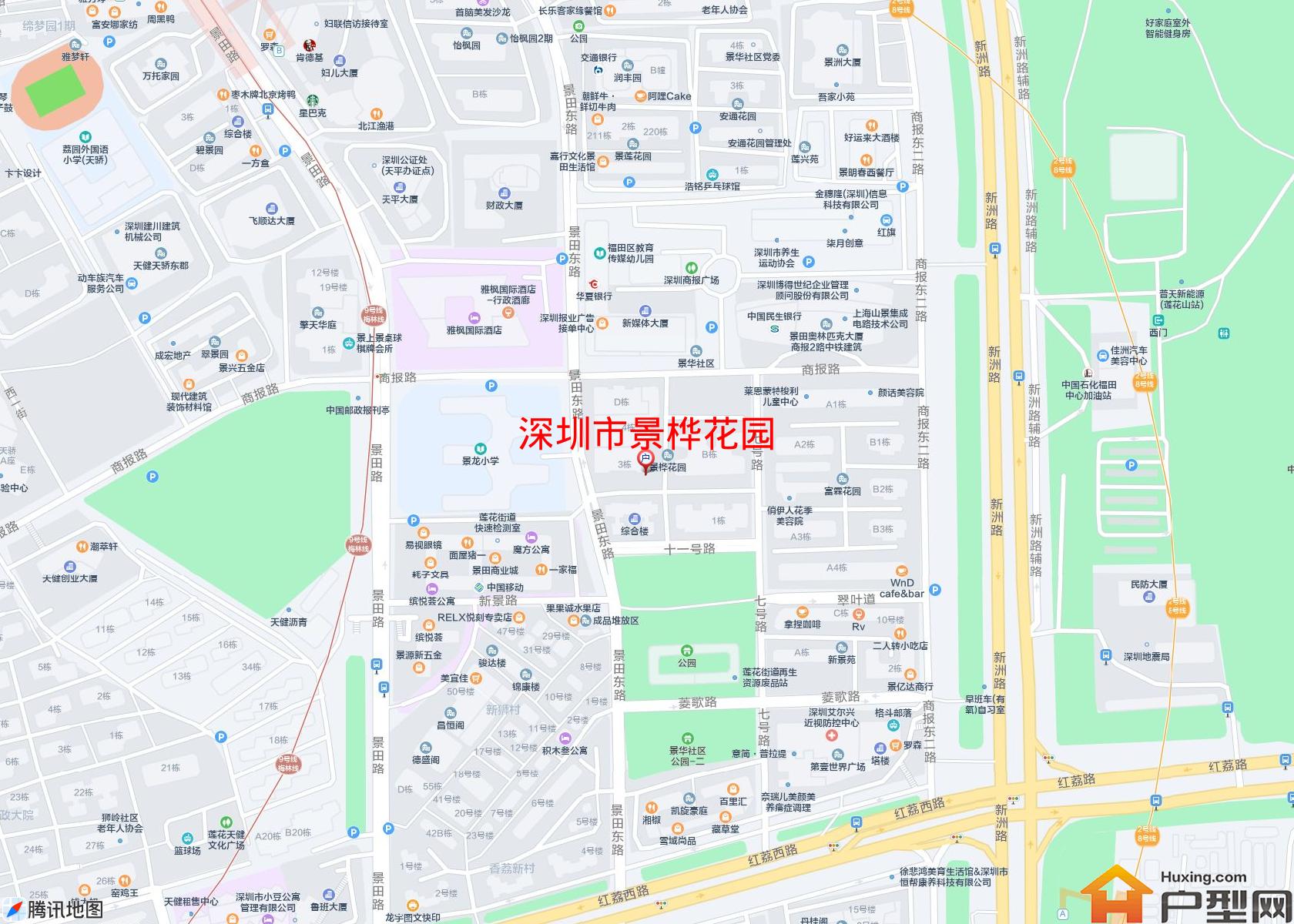 景桦花园小区 - 户型网 景桦花园小区 - 户型网